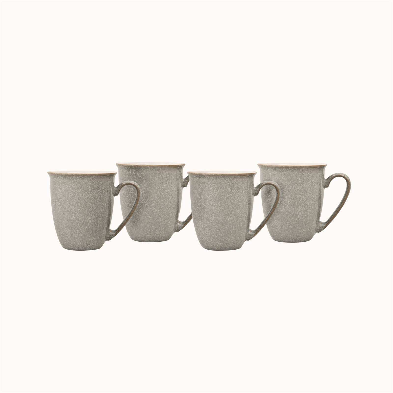 Elements 4 Piece Mug Set - Light Grey