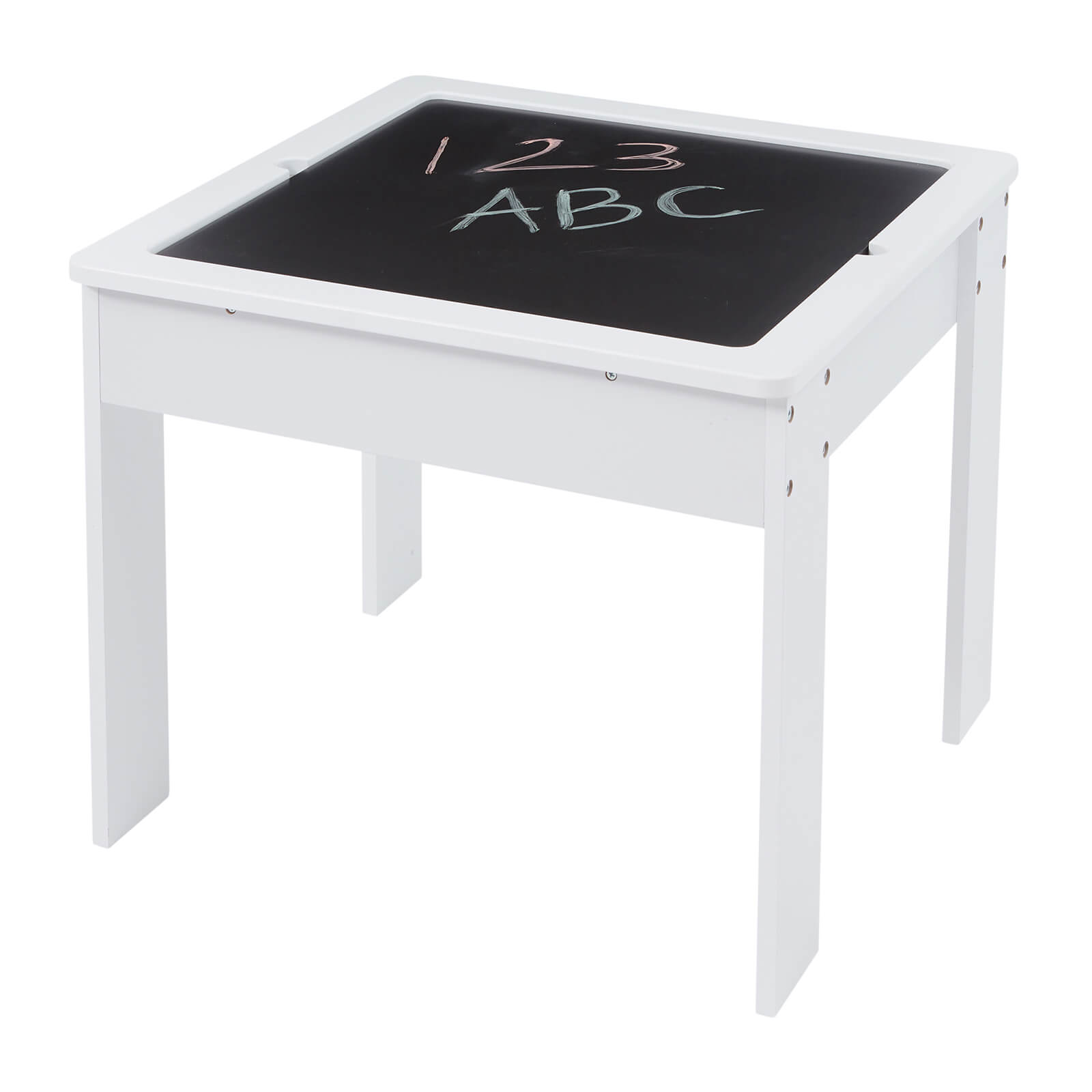 Activity Table with Reversible Top - White