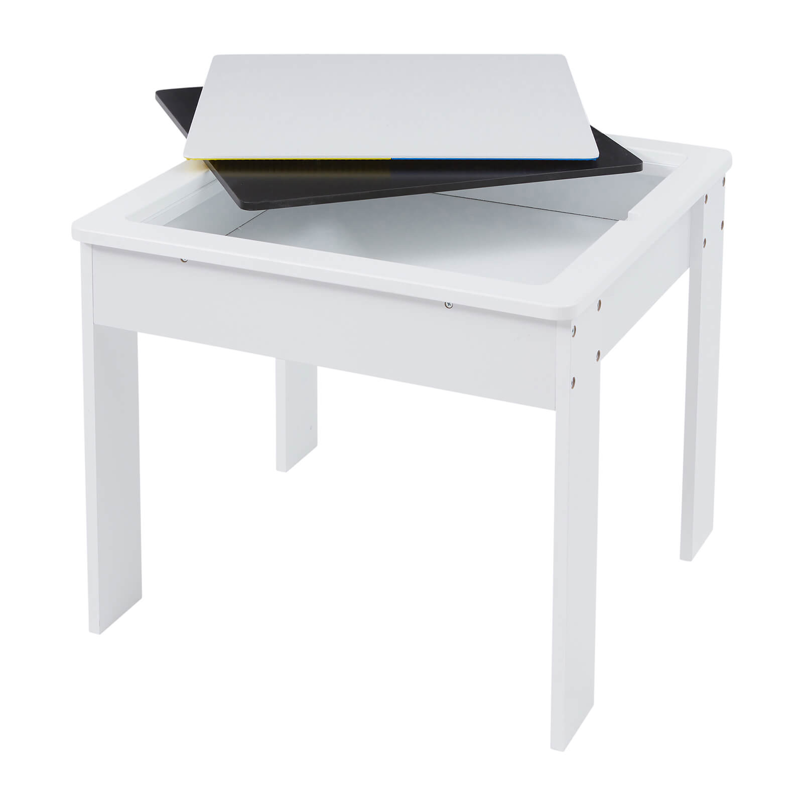 Activity Table with Reversible Top - White