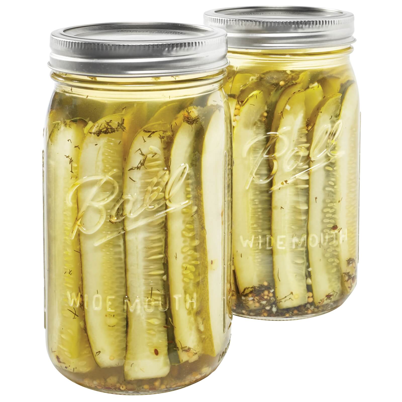 Ball Mason Jars - Pack of 4 - 945ml - Wide Mouth