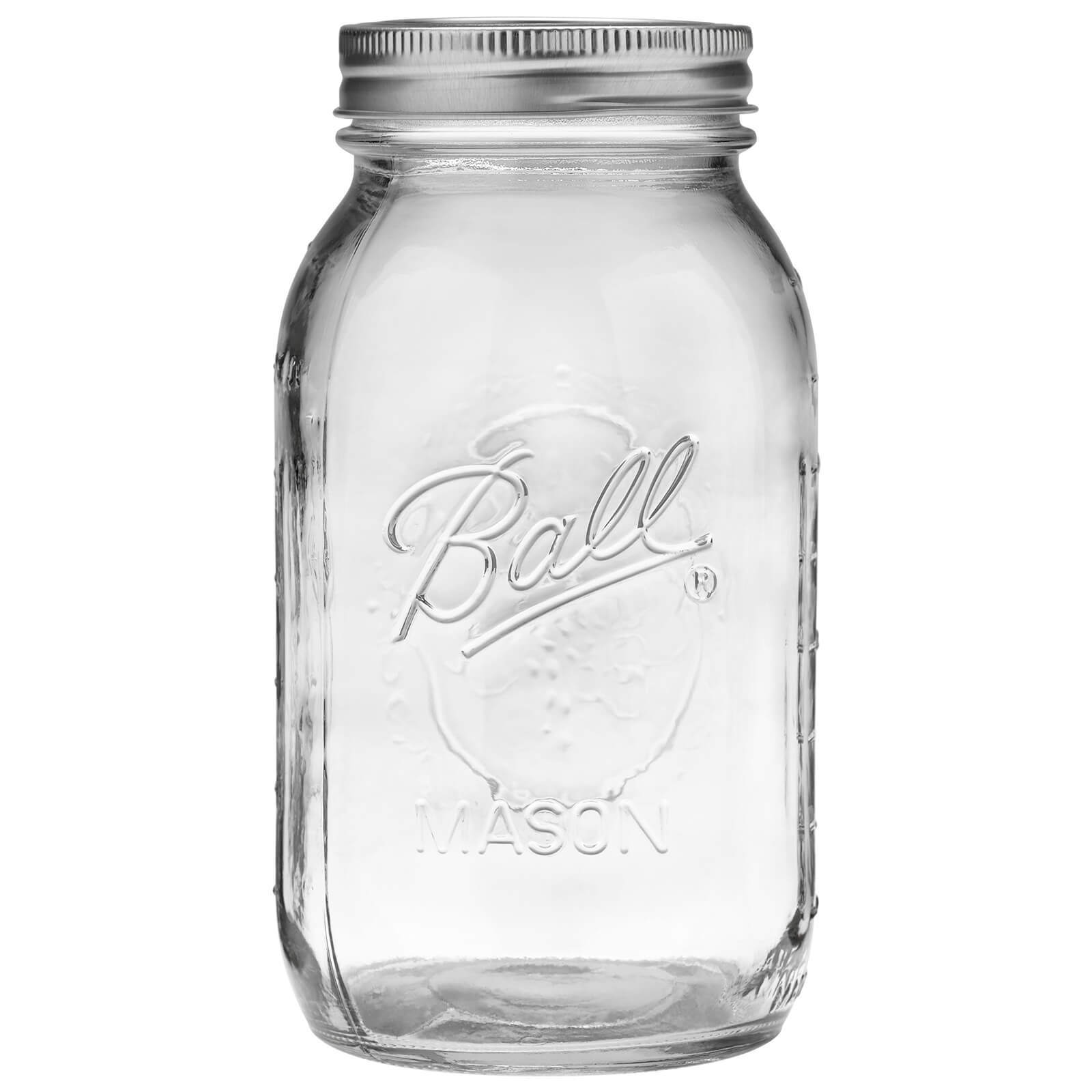 Ball Mason Jars - Pack of 4 - 945ml - Regular Mouth