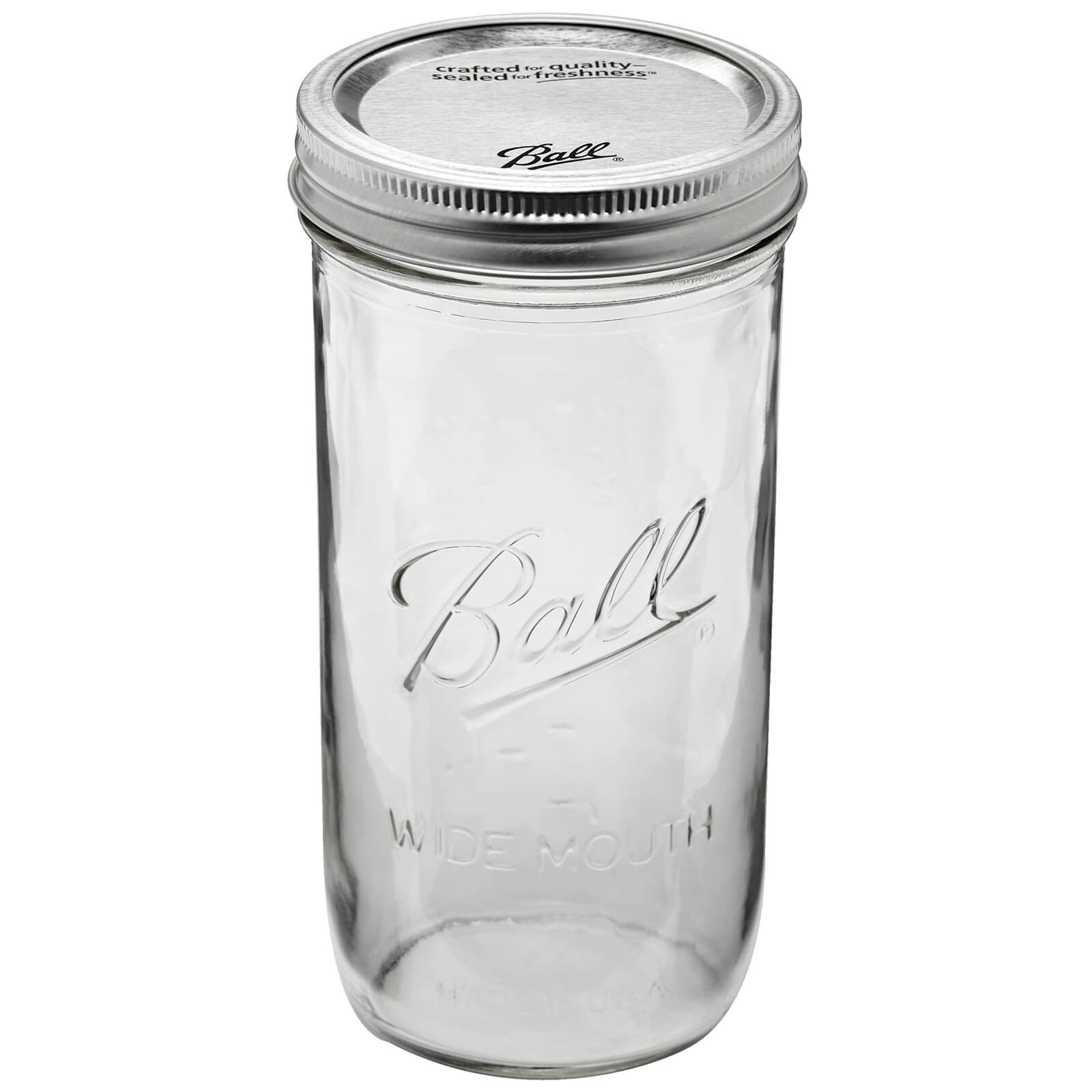 Ball Mason Jars - Pack of 9 - 710ml - Wide Mouth