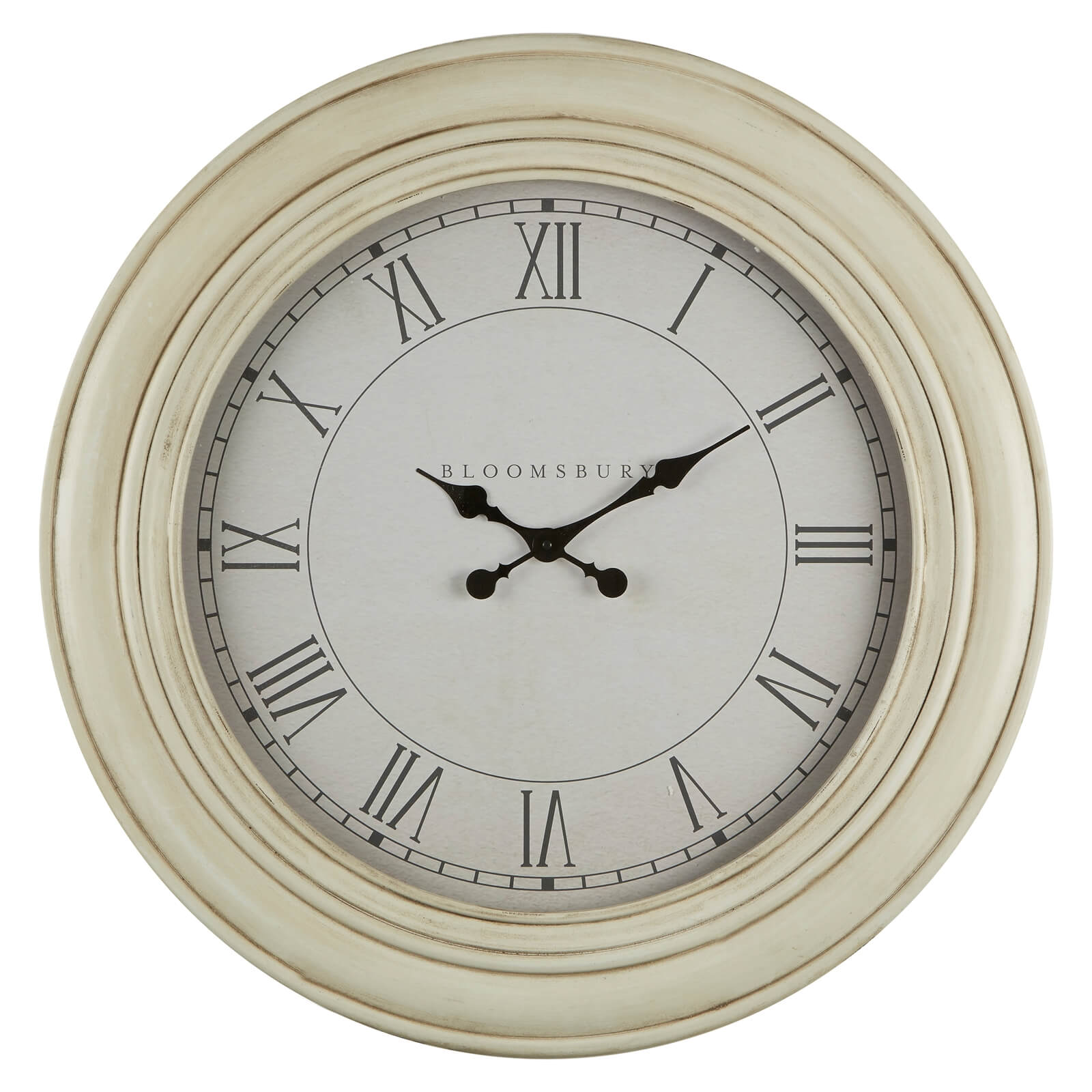 Wall Clock - Washed White