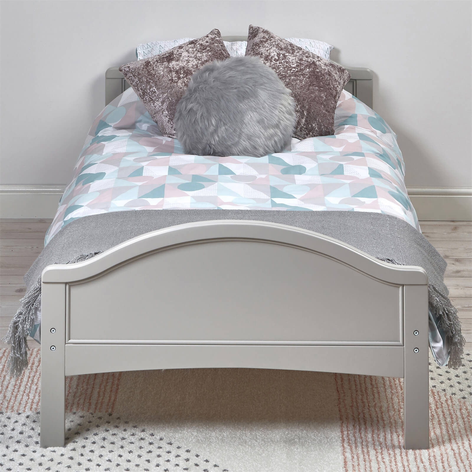 Toulouse Single Bed - Grey