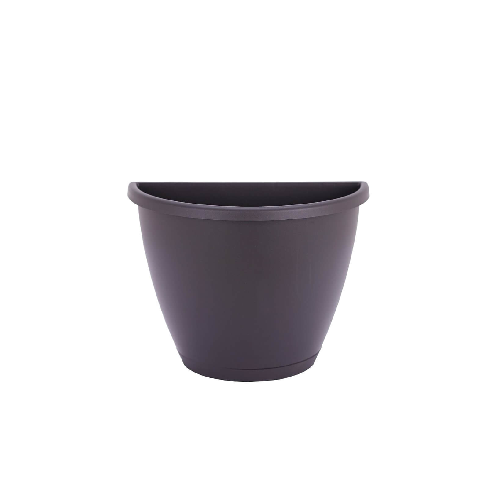 Wall Pot in Anthracite - 30cm