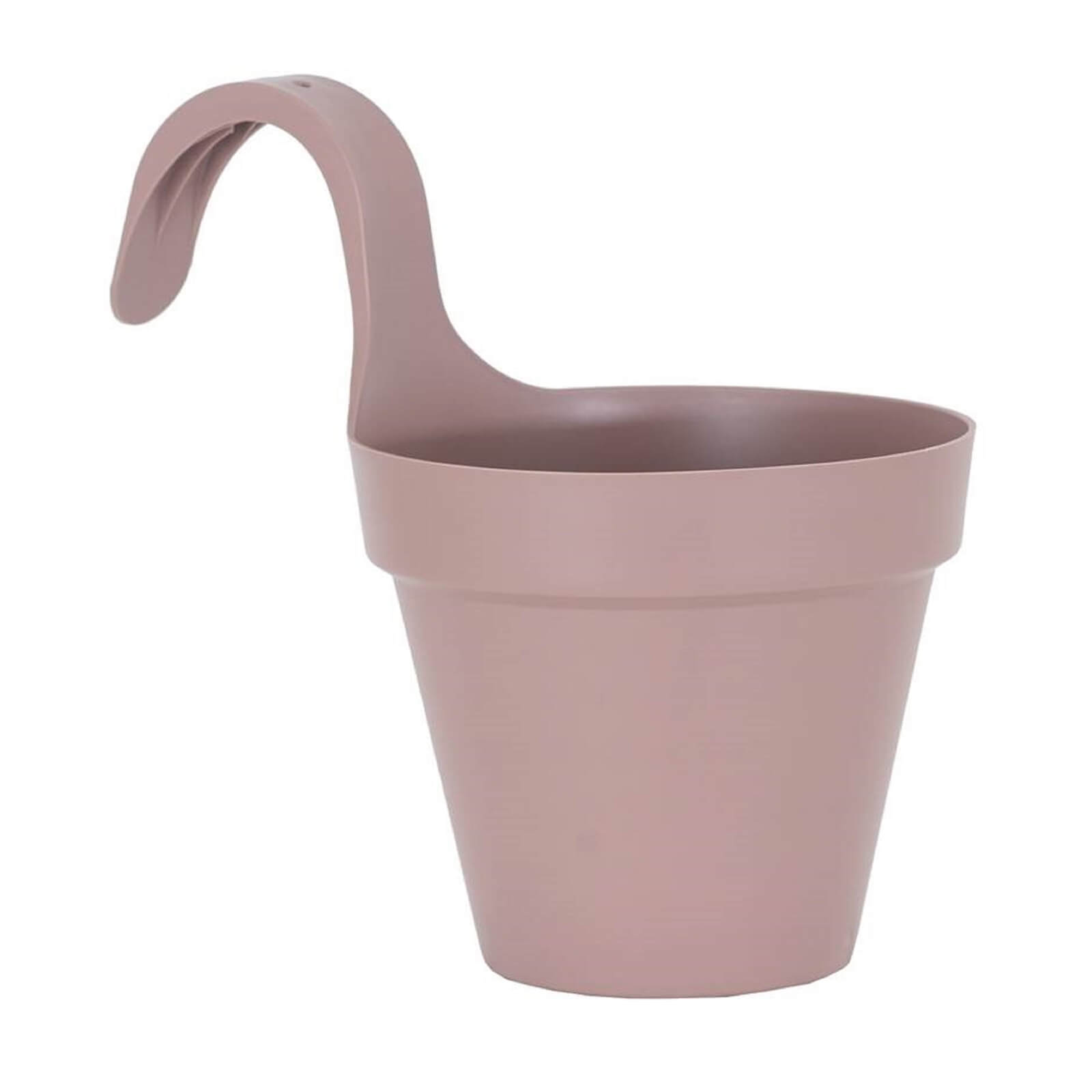 Balcony Hook Pot in Taupe - 20cm