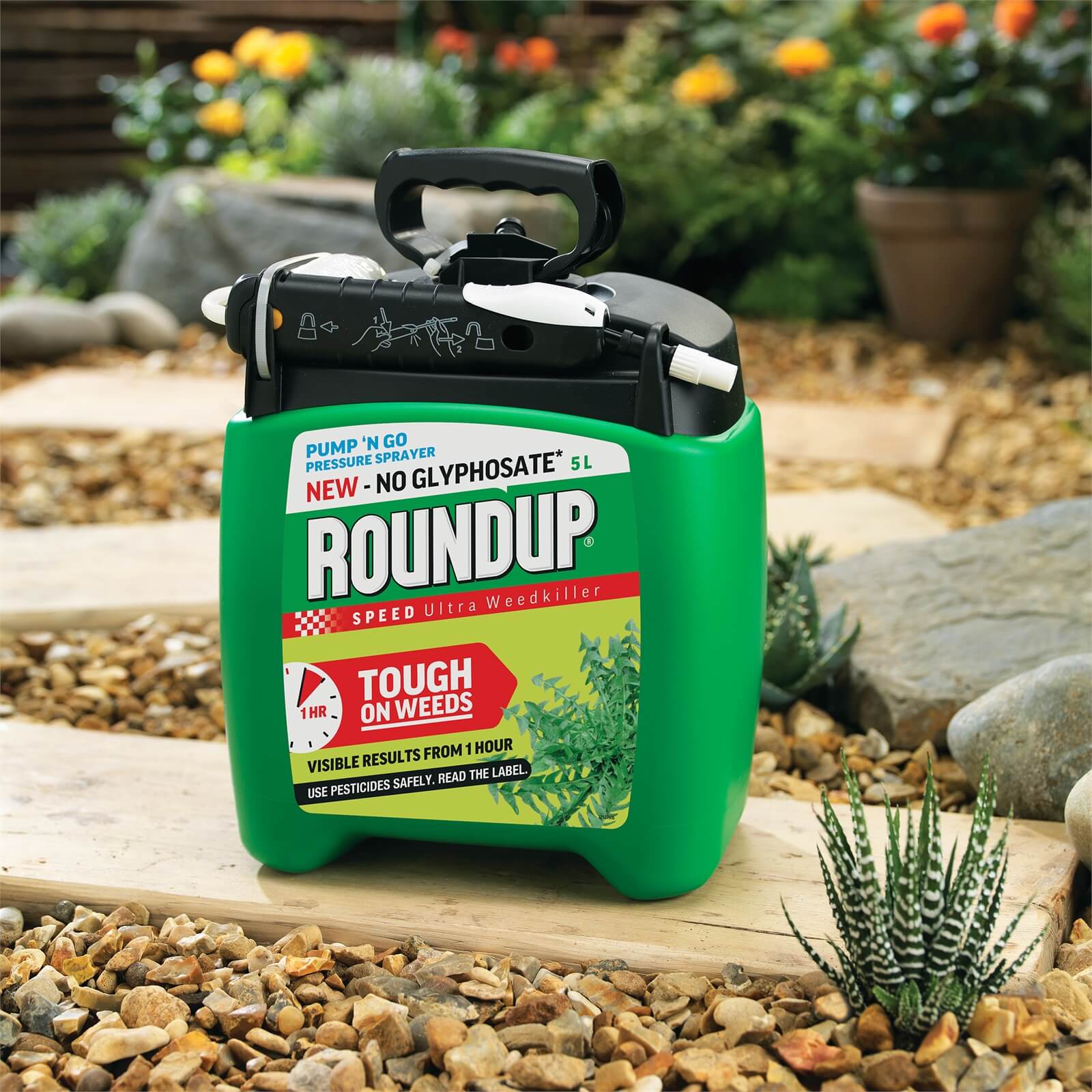 Roundup Speed Ultra Ready To Use Pump N Go Weedkiller - 5L