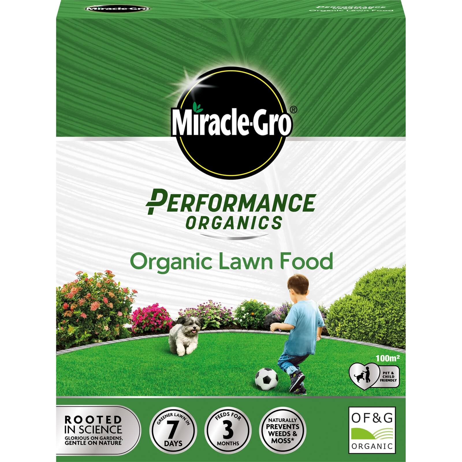 Miracle-Gro Performance Organics Lawn Food - 100m2