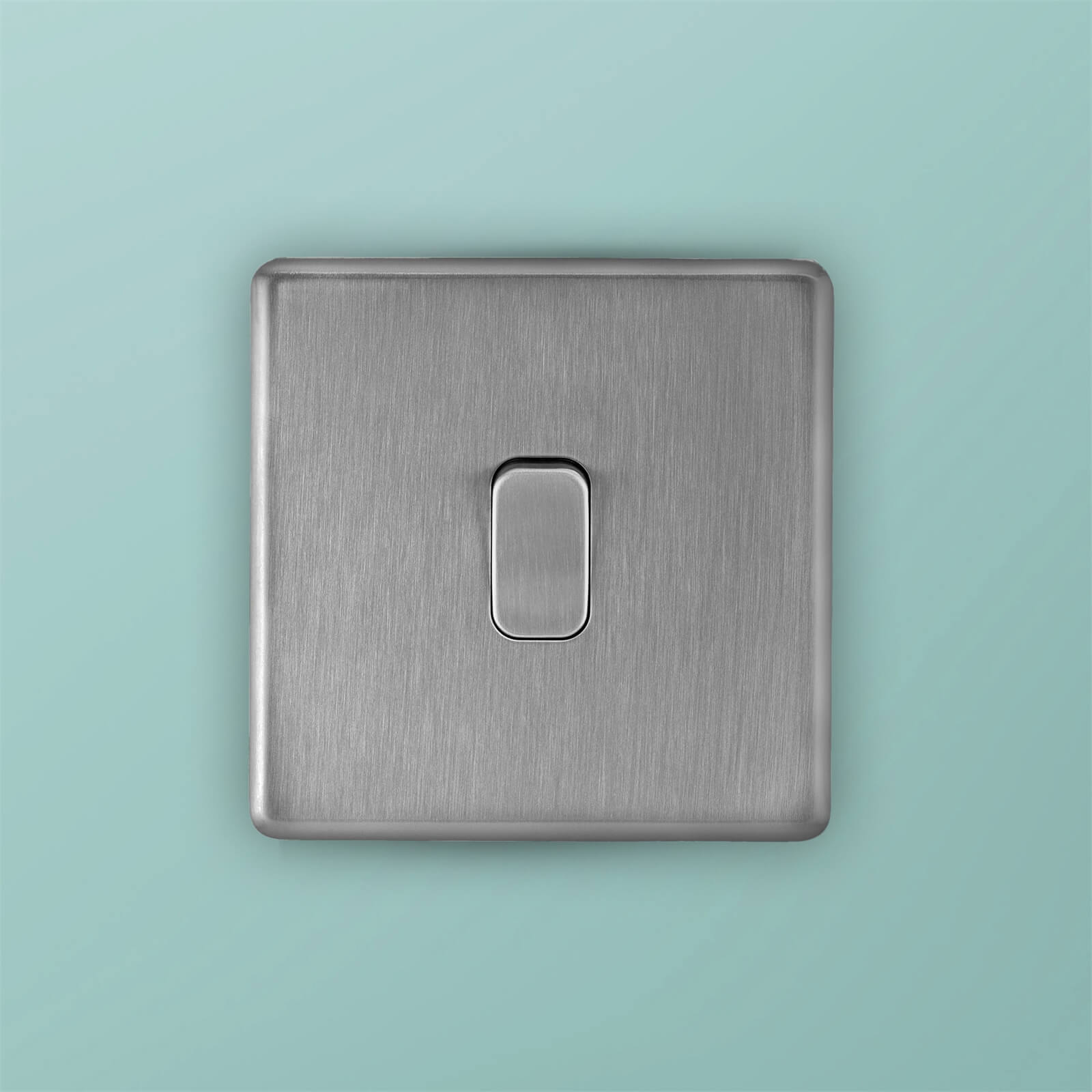 Arlec Fusion 10A 1Gang 2Way Stainless Steel Single light switch