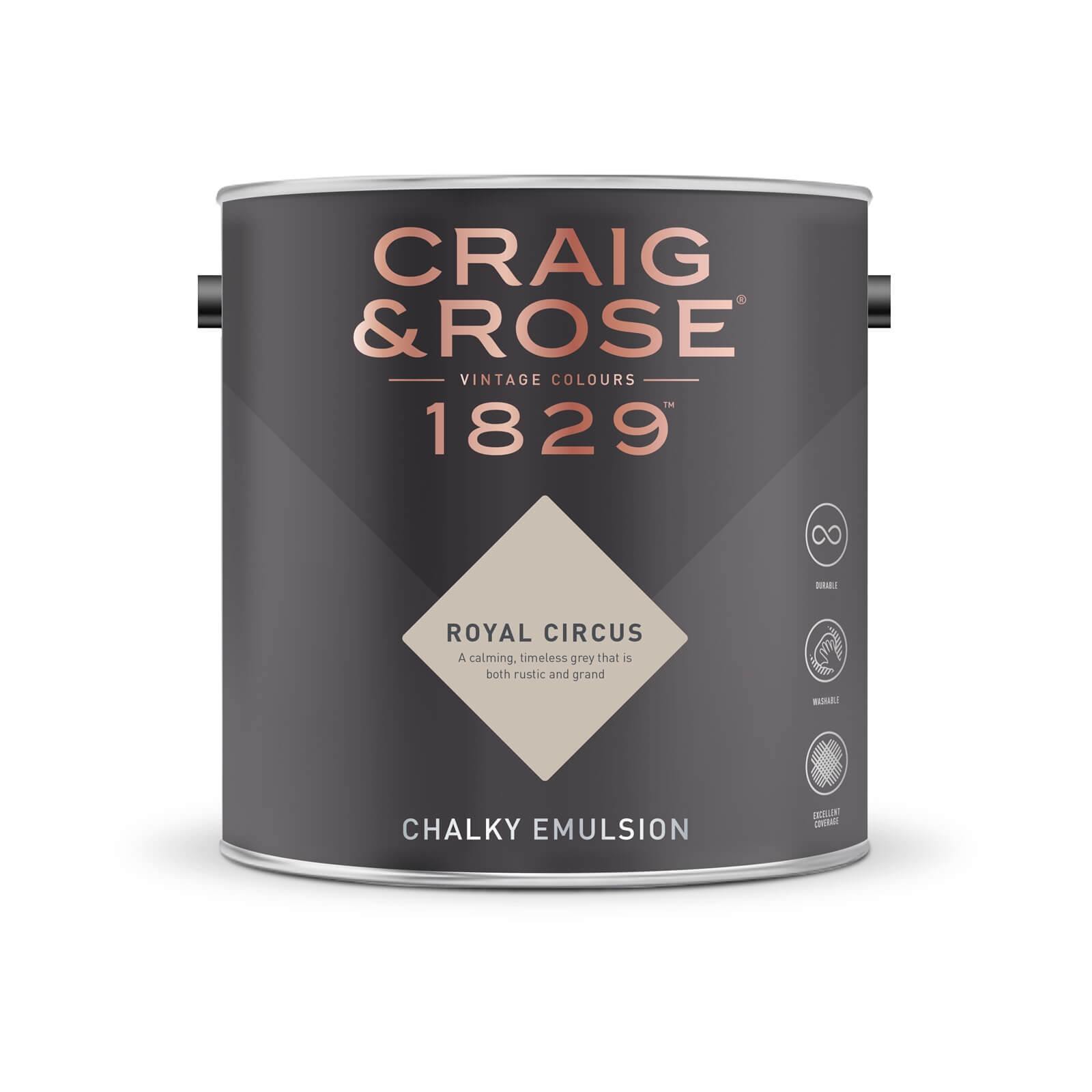 Craig & Rose 1829 Chalky Matt Emulsion Paint Royal Circus - 5L