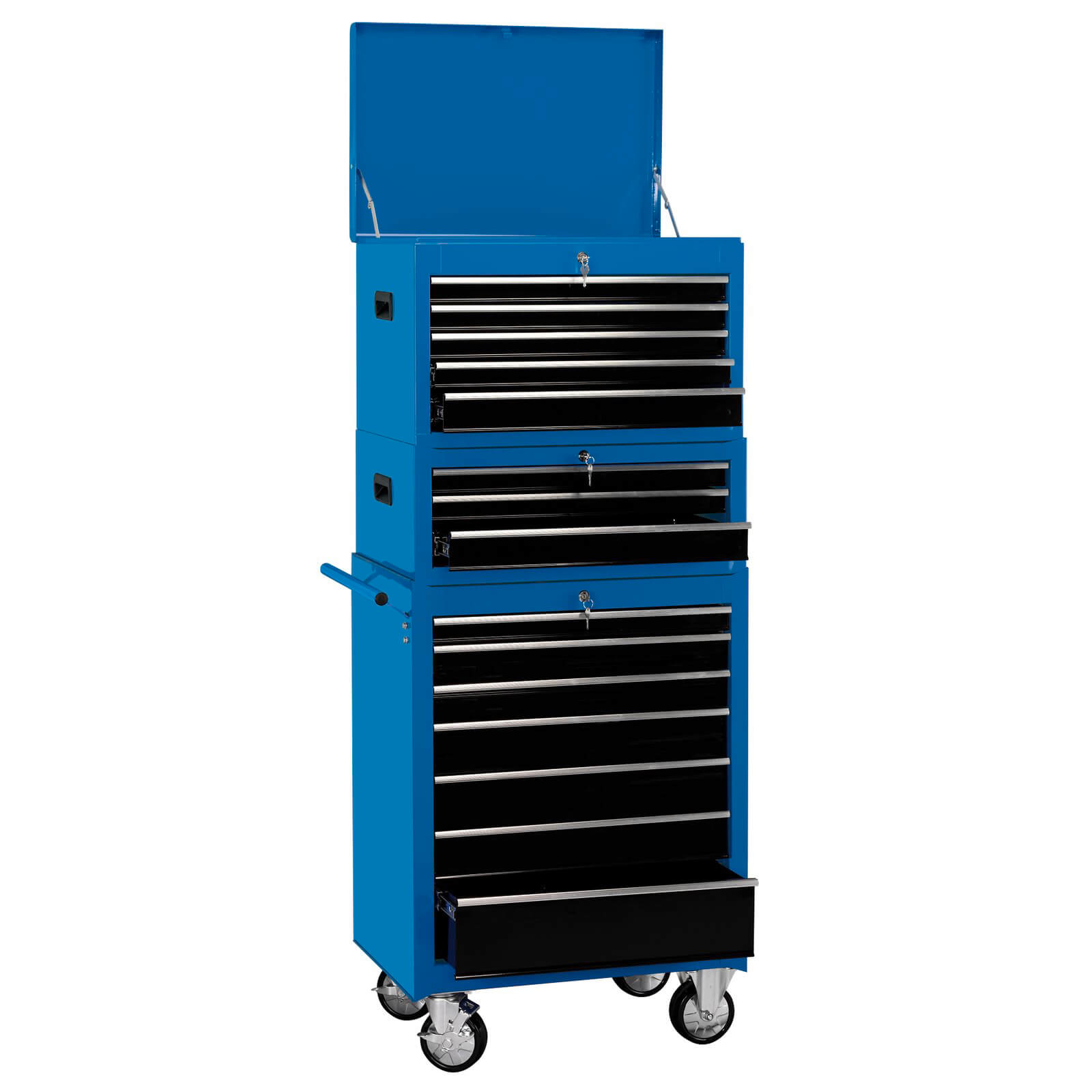 26 Inch Combination Cab Tool Chest (15 Drawer)
