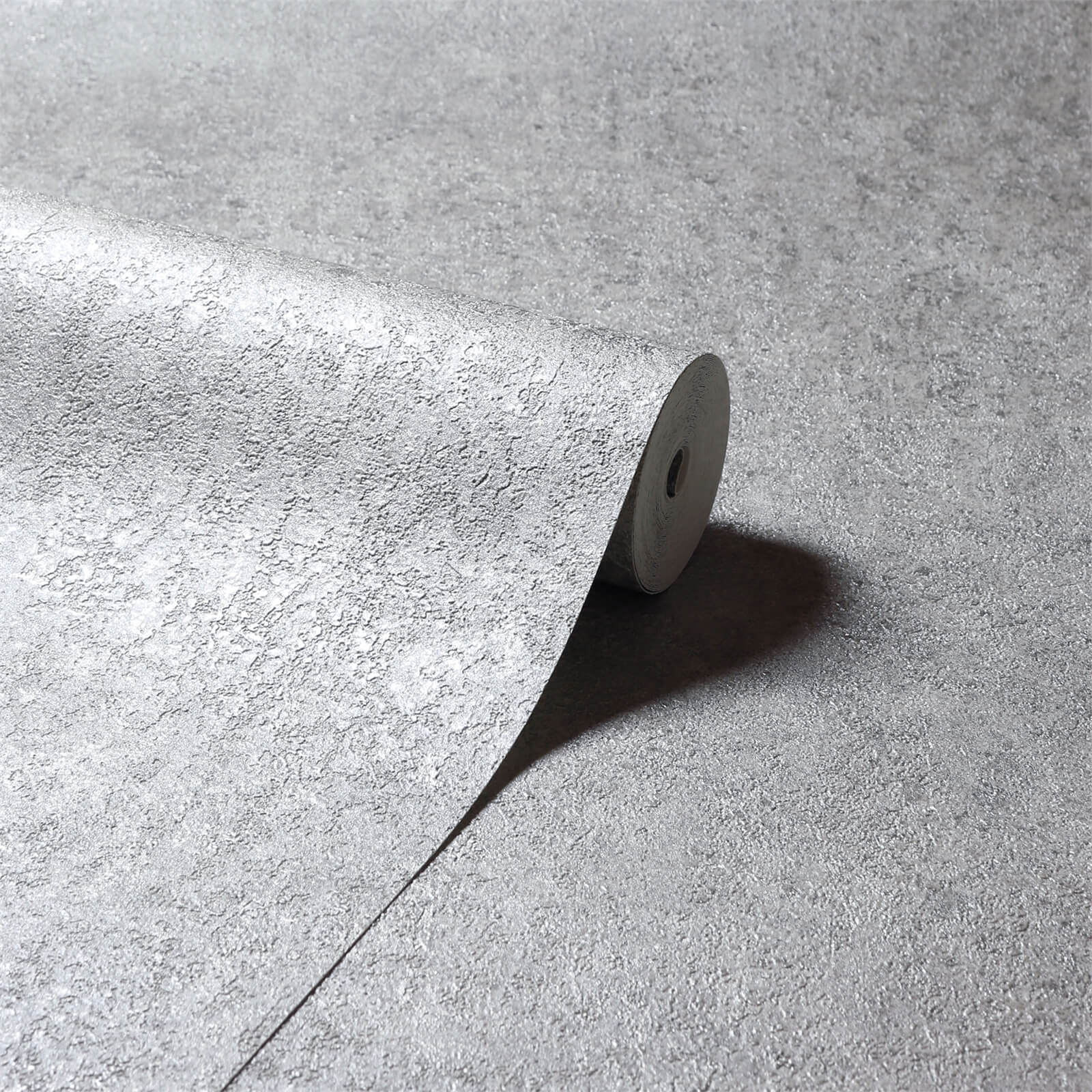 Arthouse Concrete Effect Plain Textured Grey Wallpaper