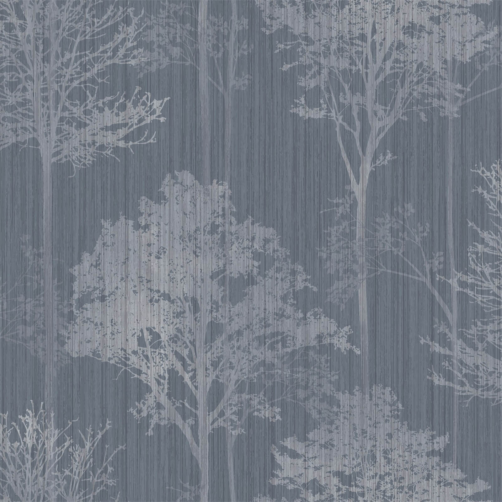Arthouse Stardust Tree Textured Glitter Chalk Blue Wallpaper
