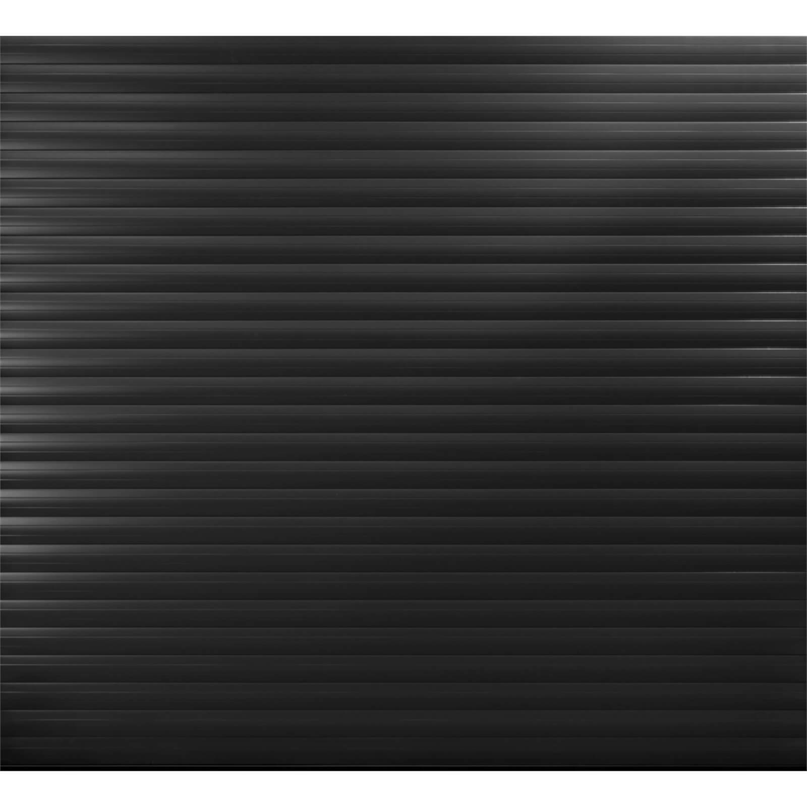 Black Insulated Electric Roller Garage Door for 2100 to 2149mm (Width)