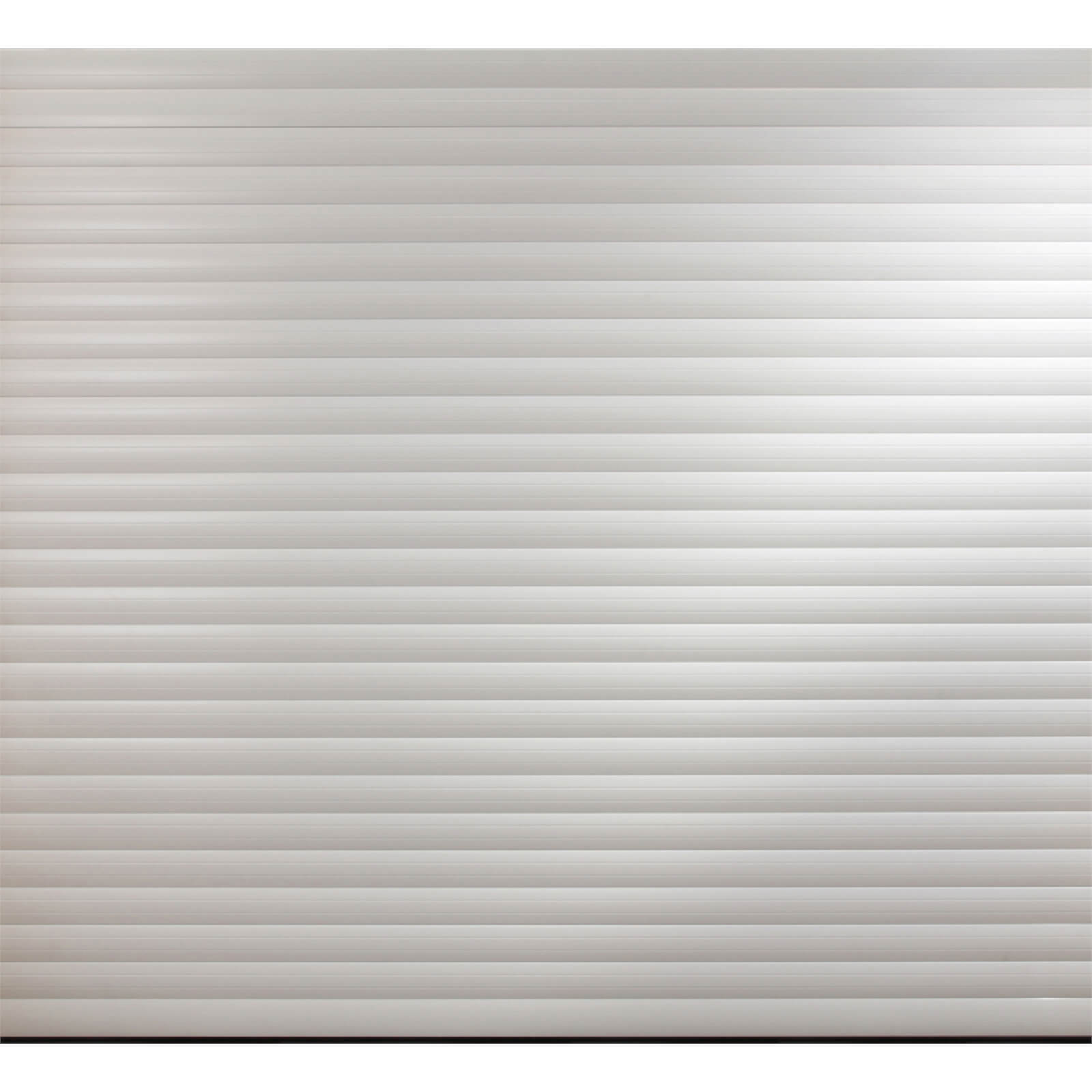 White Insulated Electric Roller Garage Door for 2100 to 2149mm (Width)
