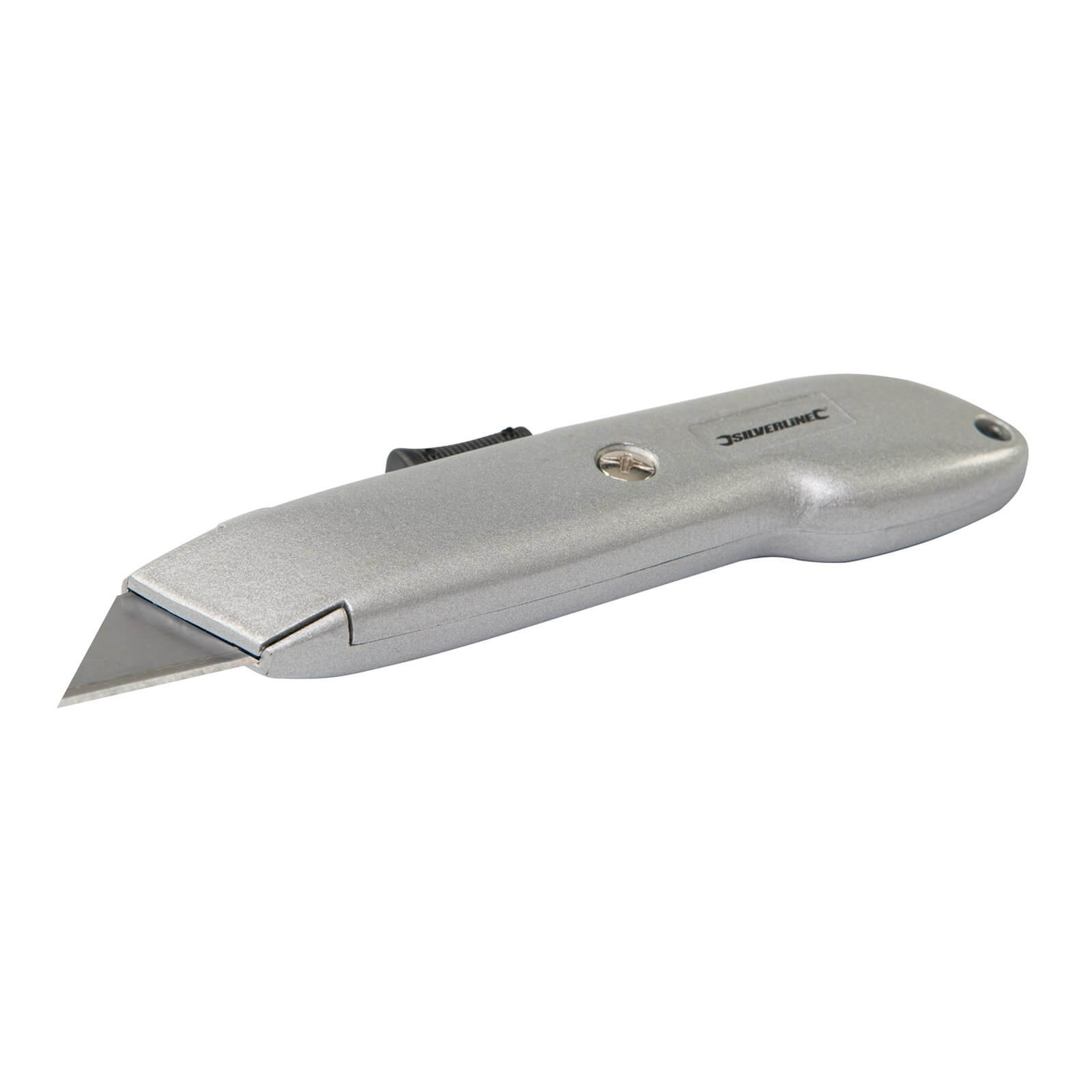 Silverline Auto Retractable Safety Knife 140mm