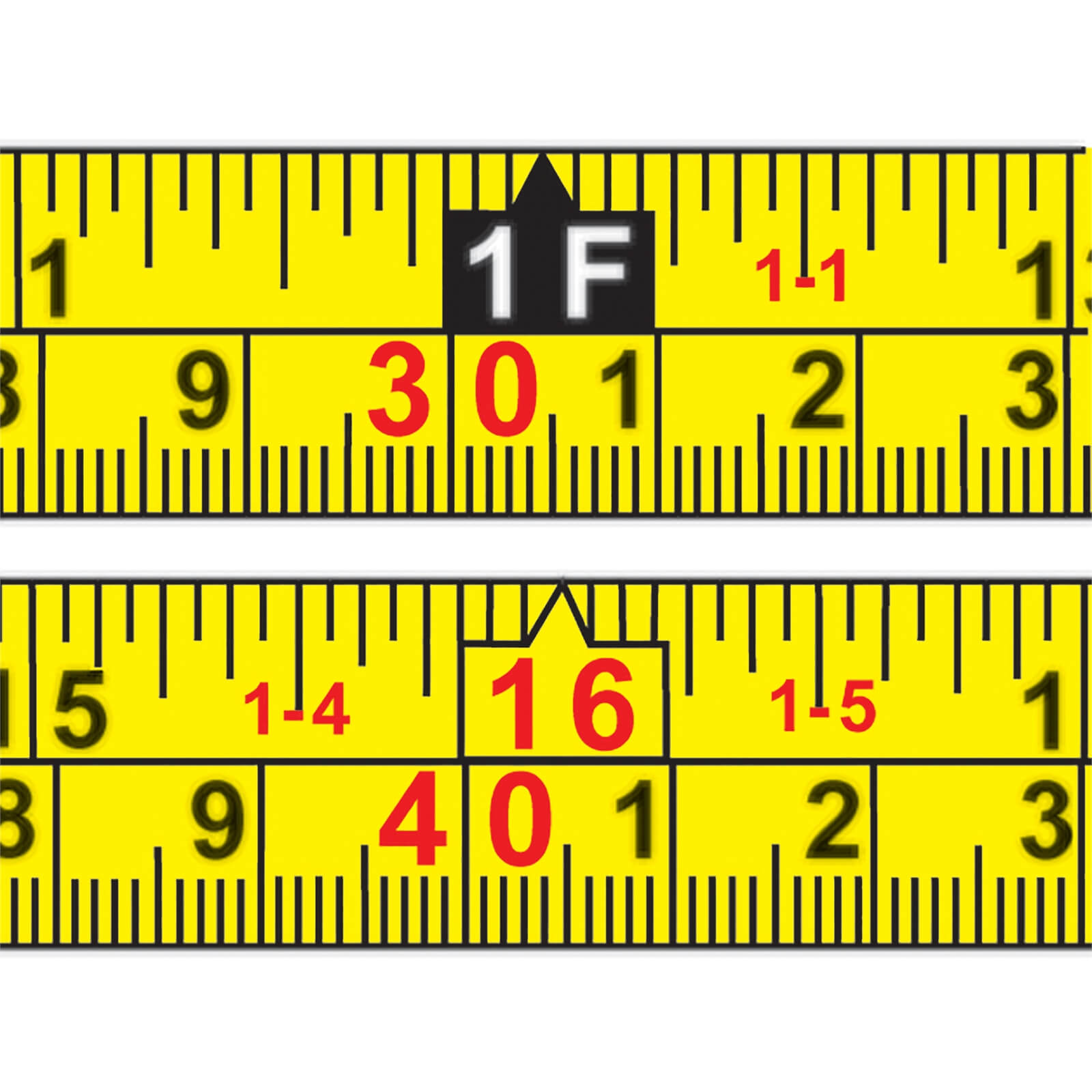Silverline Measure Mate Tape 3m / 10ft x 16mm
