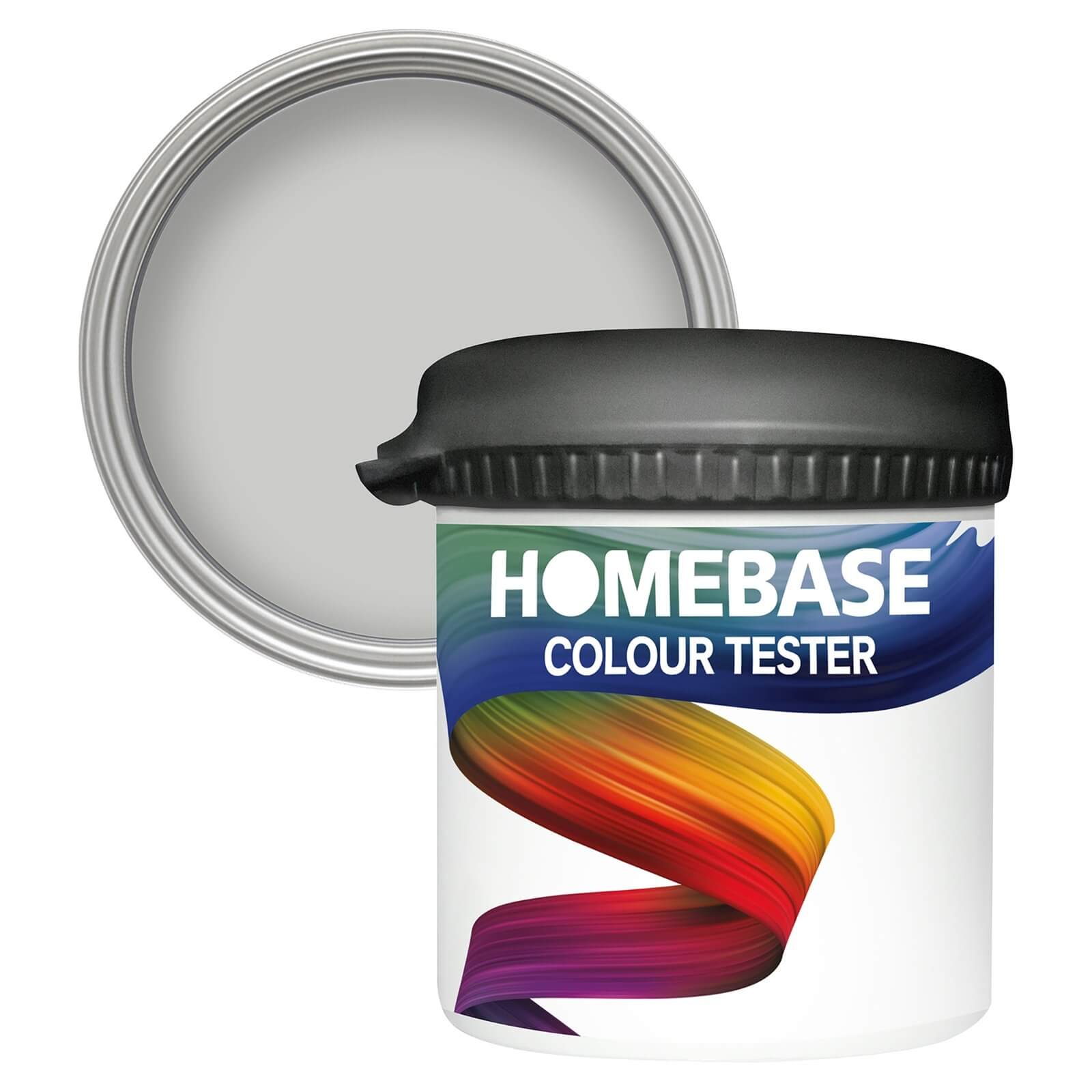 Homebase Matt Emulsion Paint Feather Grey - Tester 90ml