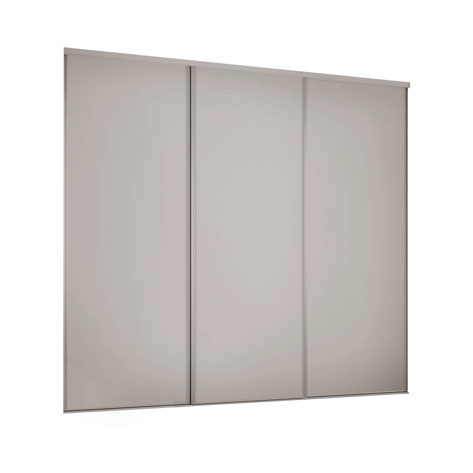 Classic 3 Door Sliding Wardrobe Kit Cashmere Panel (W)2672 x (H)2260mm