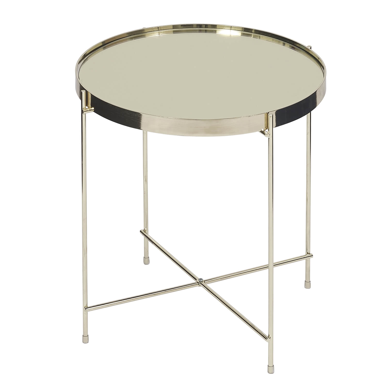 Oakland Lamp Table - Gold