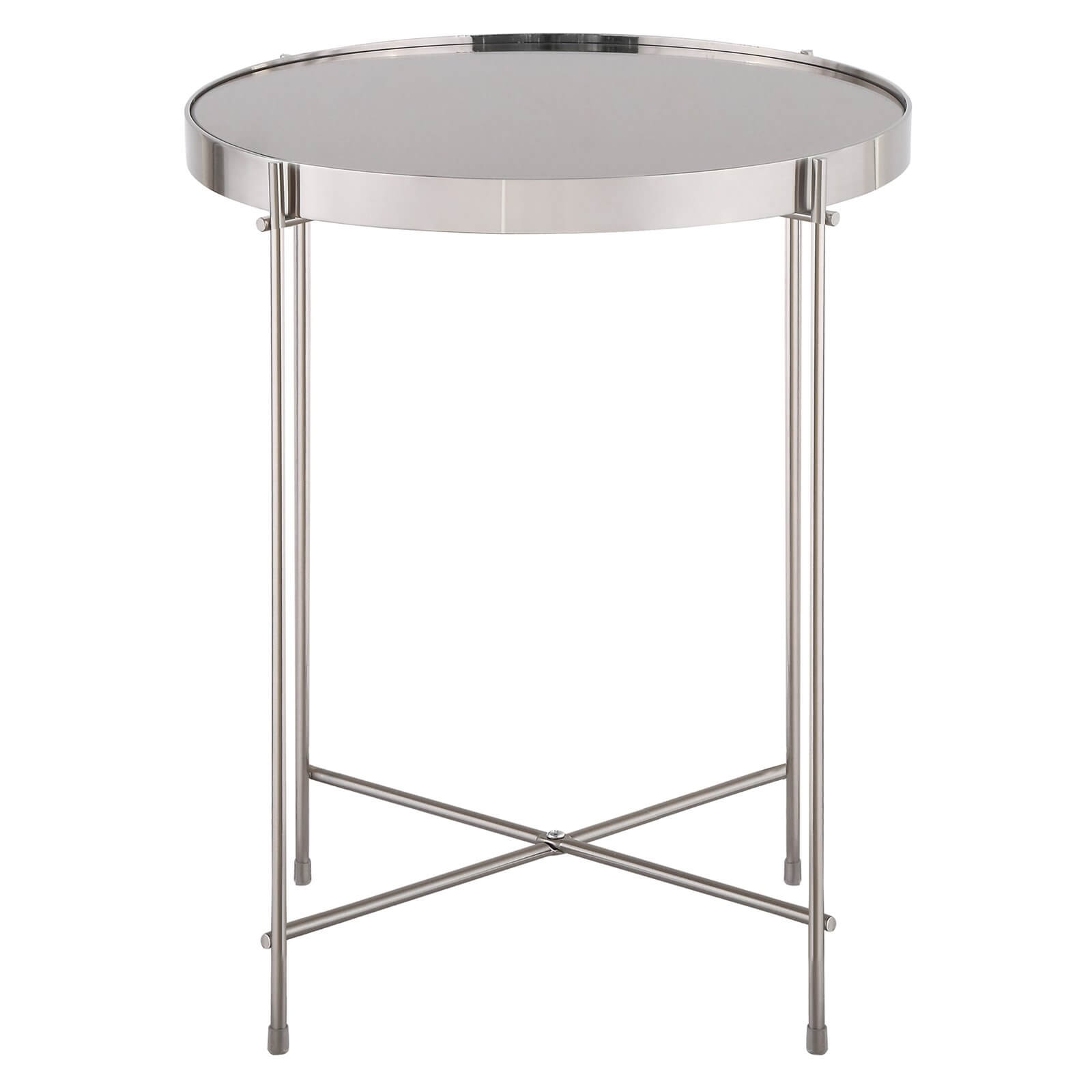 Oakland Lamp Table - Brushed Nickel