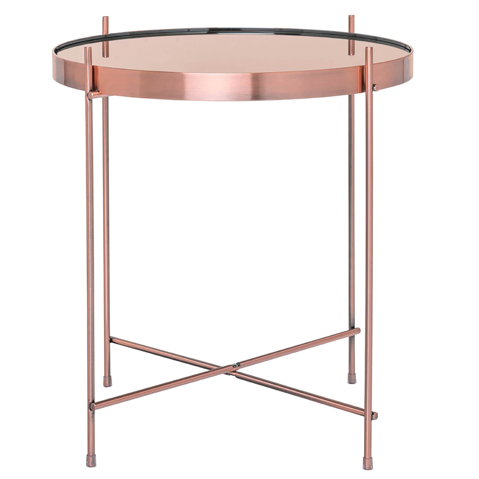 Oakland Lamp Table - Rose Gold