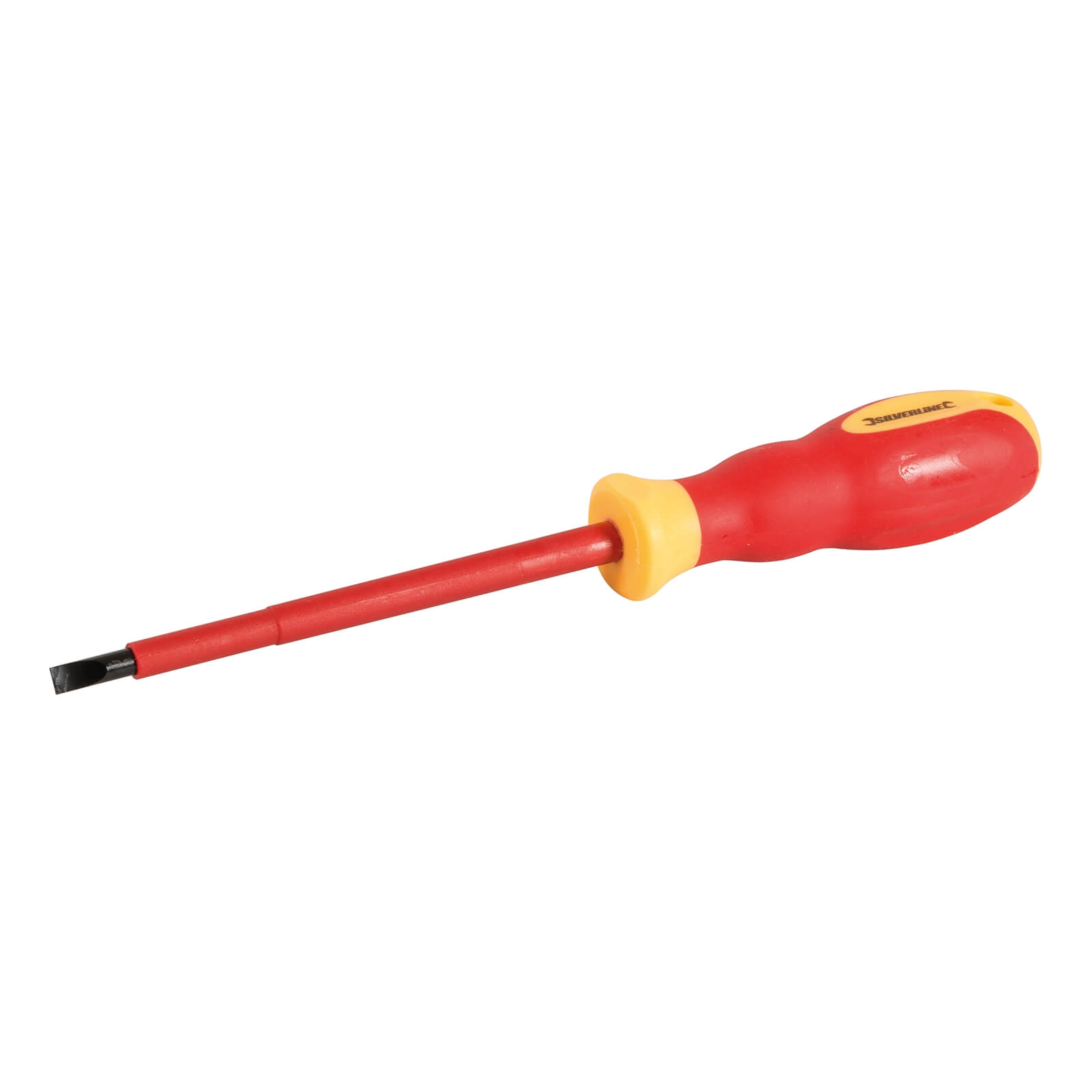 Silverline VDE Soft-Grip Electricians Screwdriver Slotted 1.0 x 5.5 x 125mm