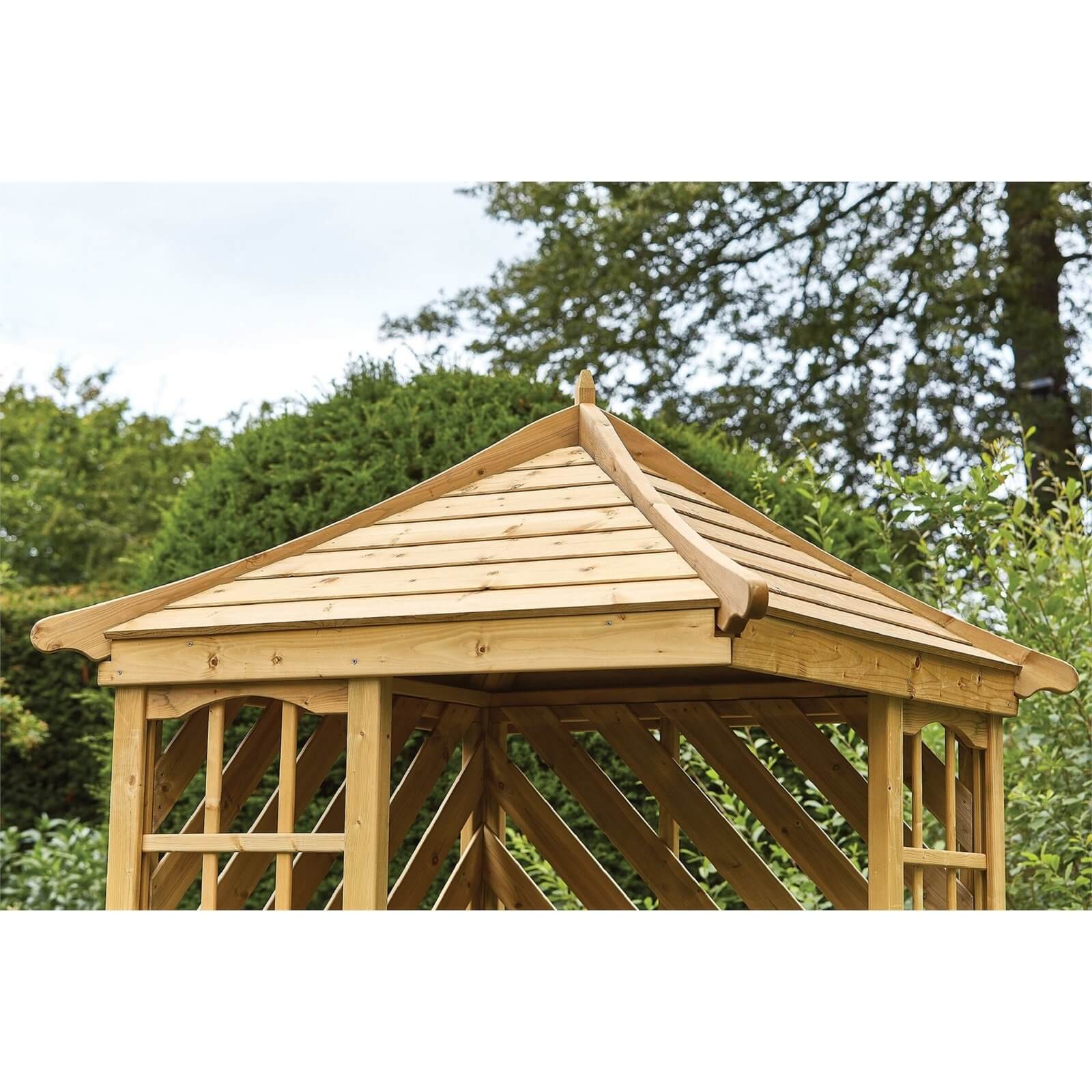 Anchor Fast Milldale Roofed Corner Arbour