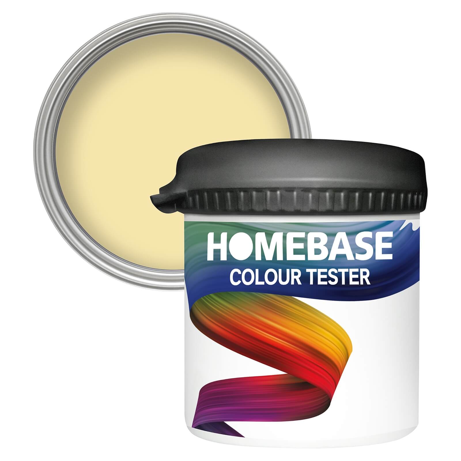 Homebase Matt Emulsion Paint Lemon Souffle - Tester 90ml
