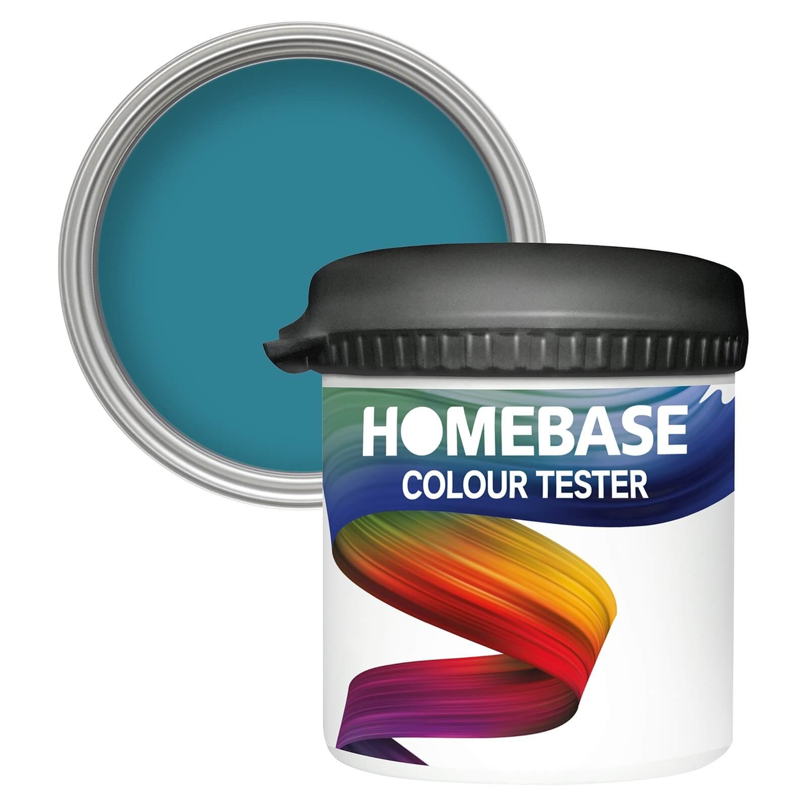 Homebase Matt Emulsion Paint Teal - Tester 90ml
