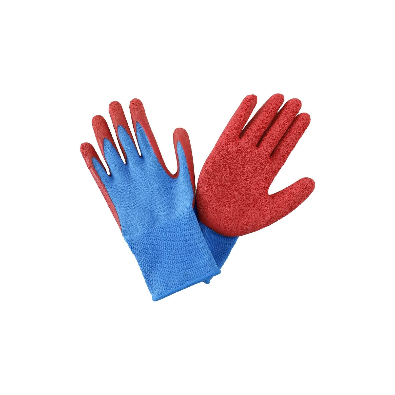 Budding Gardener Gloves - Blue and Red Kids