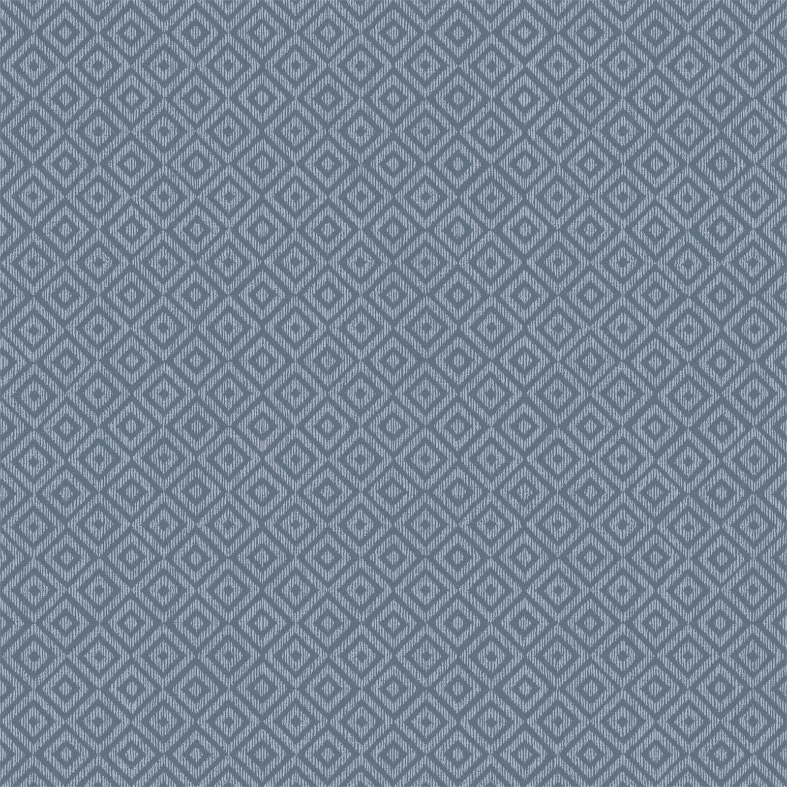 Holden Decor Riviera Diamond Geometric Textured Metallic Navy Wallpaper