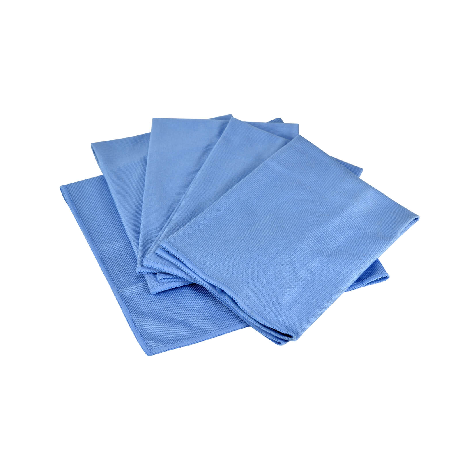 5 pack of glass cleaning cloths