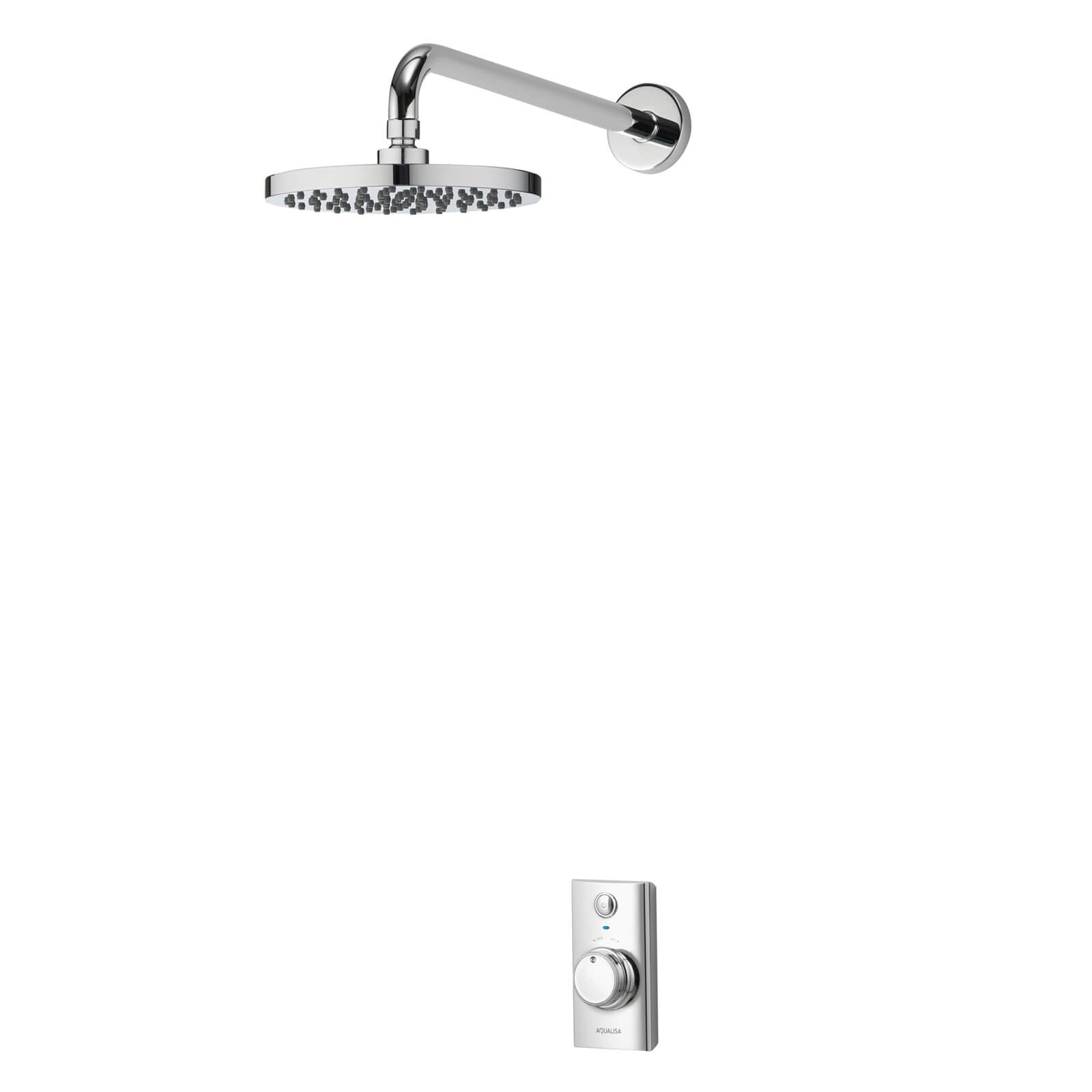 Aqualisa Visage Concealed with Fixed Wall Head - High Pressure/Combi