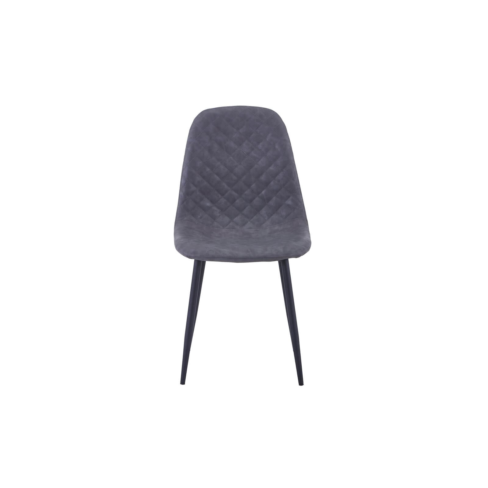 Perth Diamond Back Dining Chair - Set of 2 - Grey