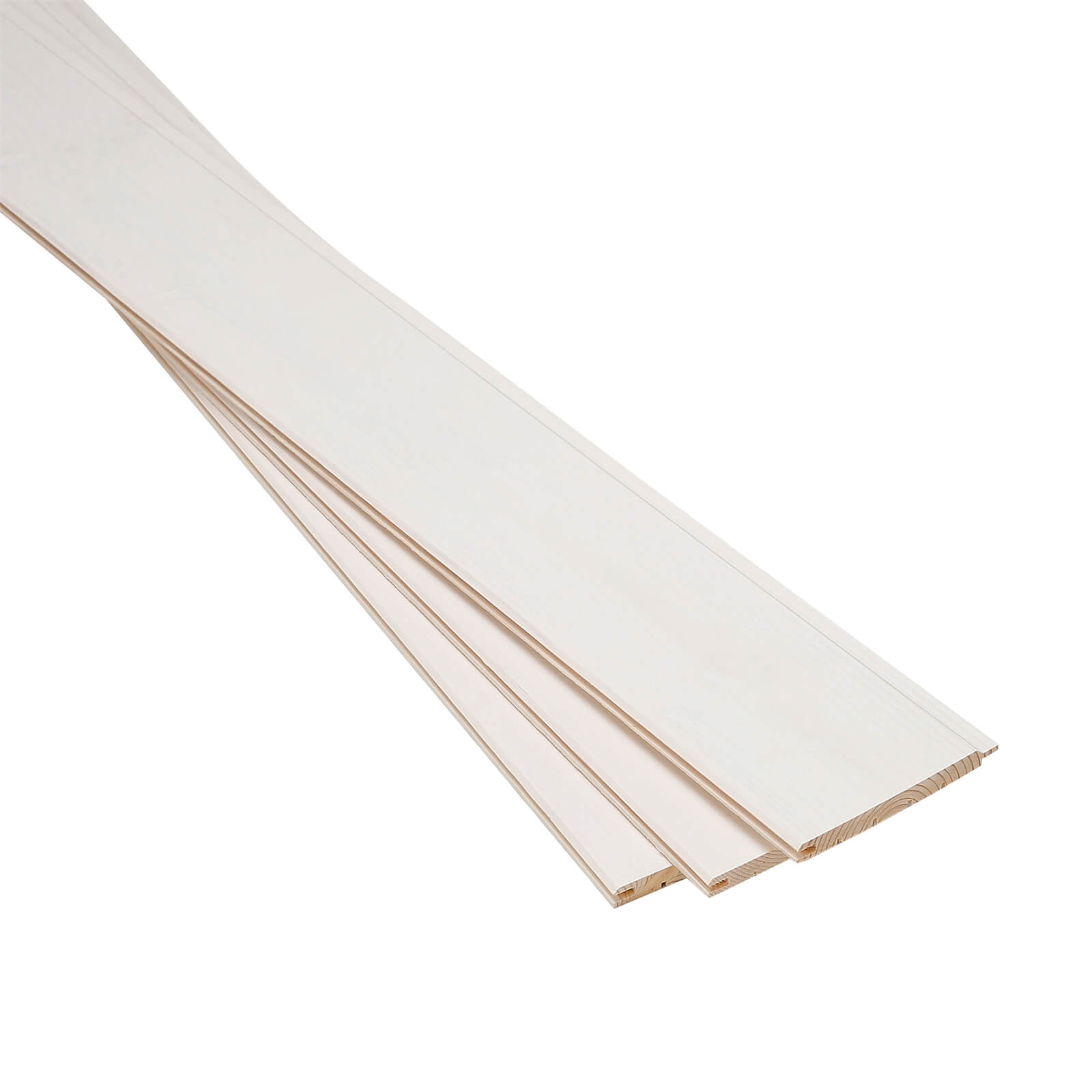 Premium Timber Cladding SertiWOOD White Wax - White Wash (248 pack) 65.1m2
