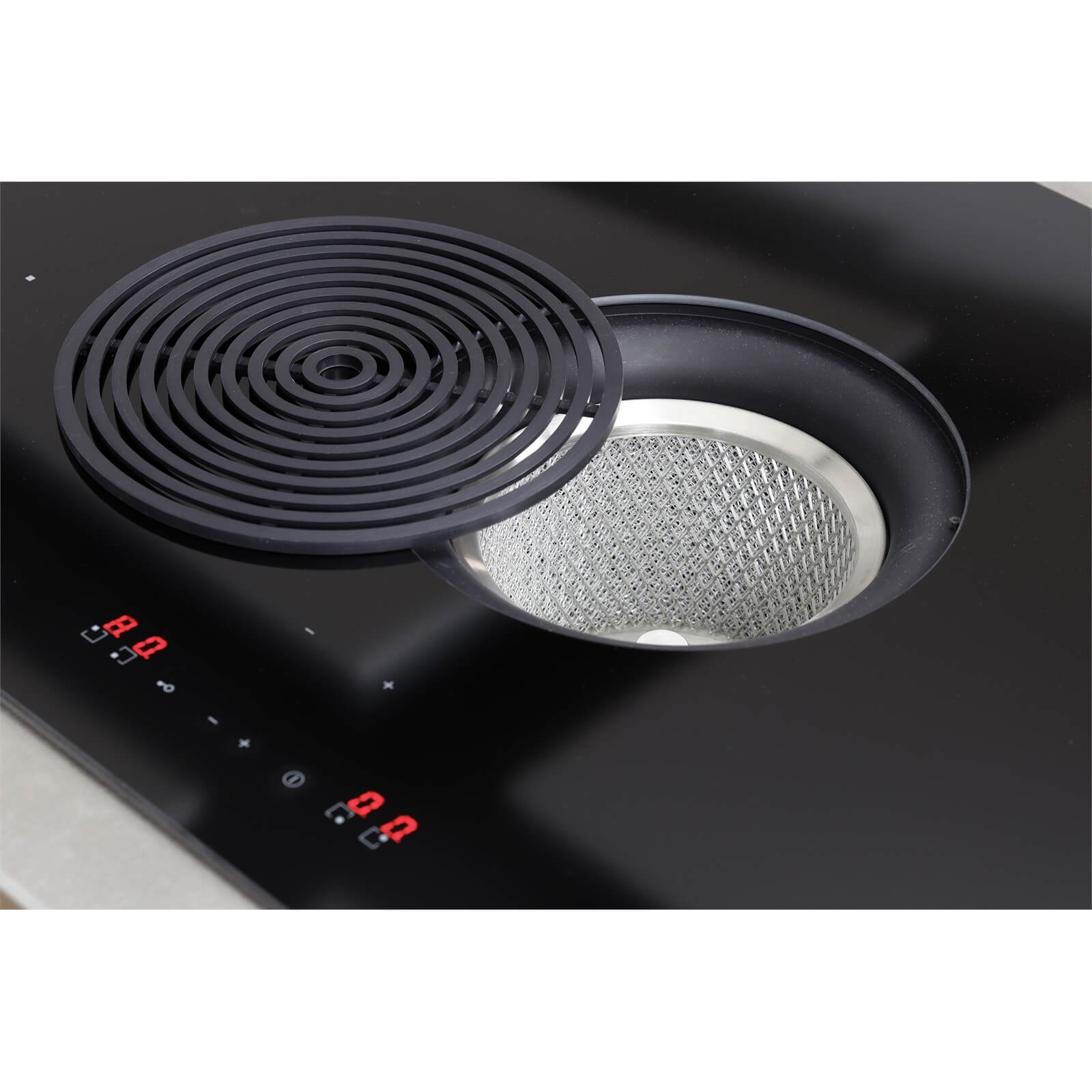 Inox Evo BE 870mm Vented Induction Hob - Ducted