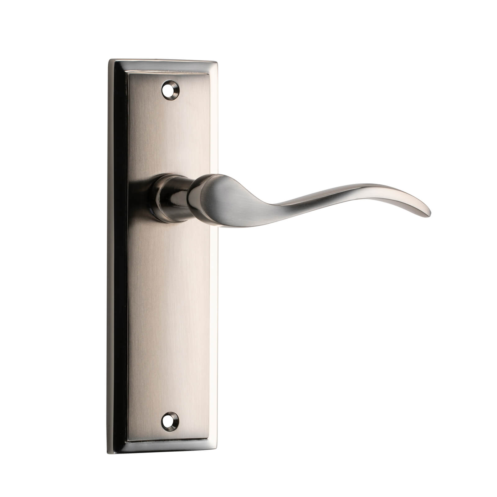 Sandleford Lupton Latch Lever Door Handle Set Dual Tone Polished