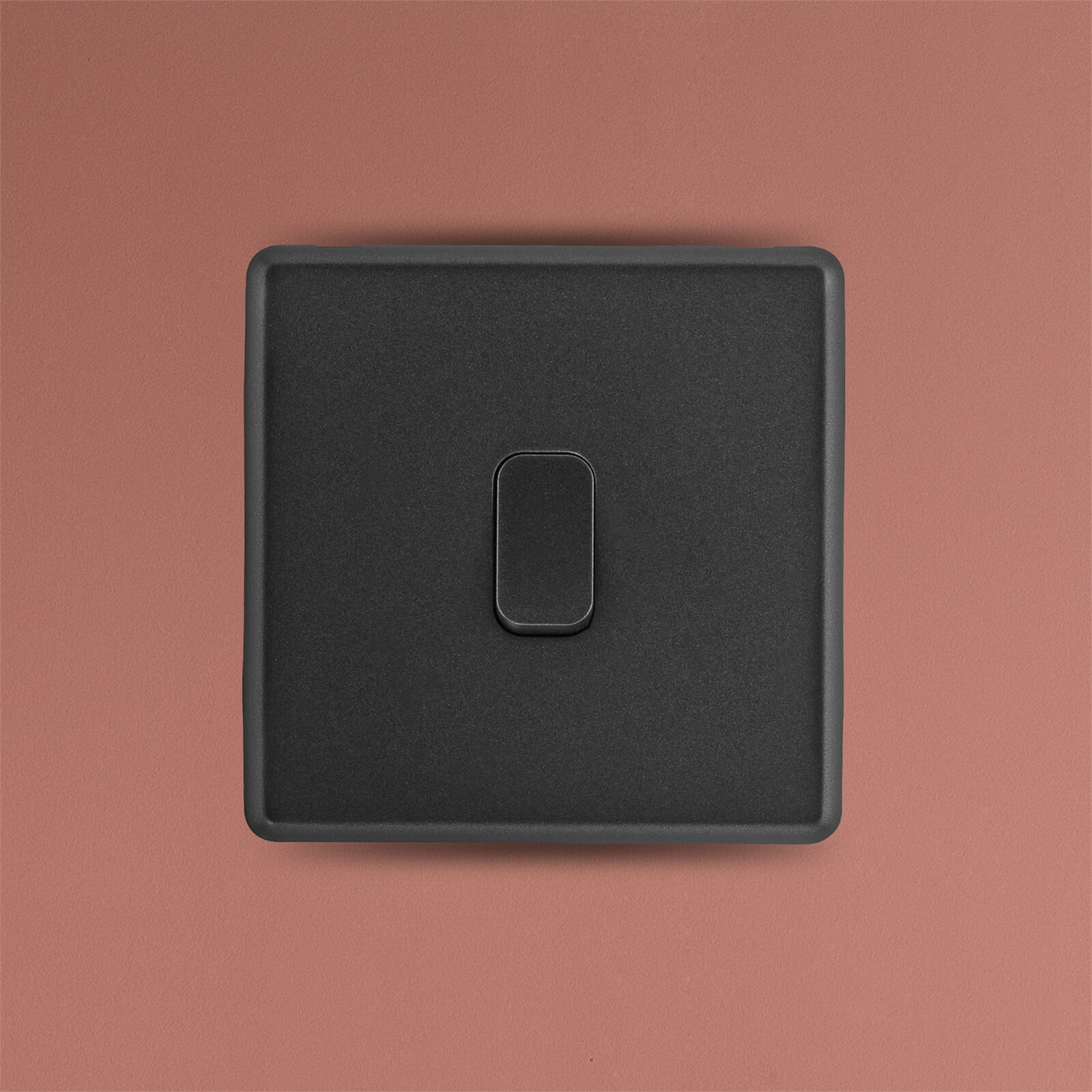 Arlec Rocker 10A 1Gang 2Way Charcoal Grey Single light switch