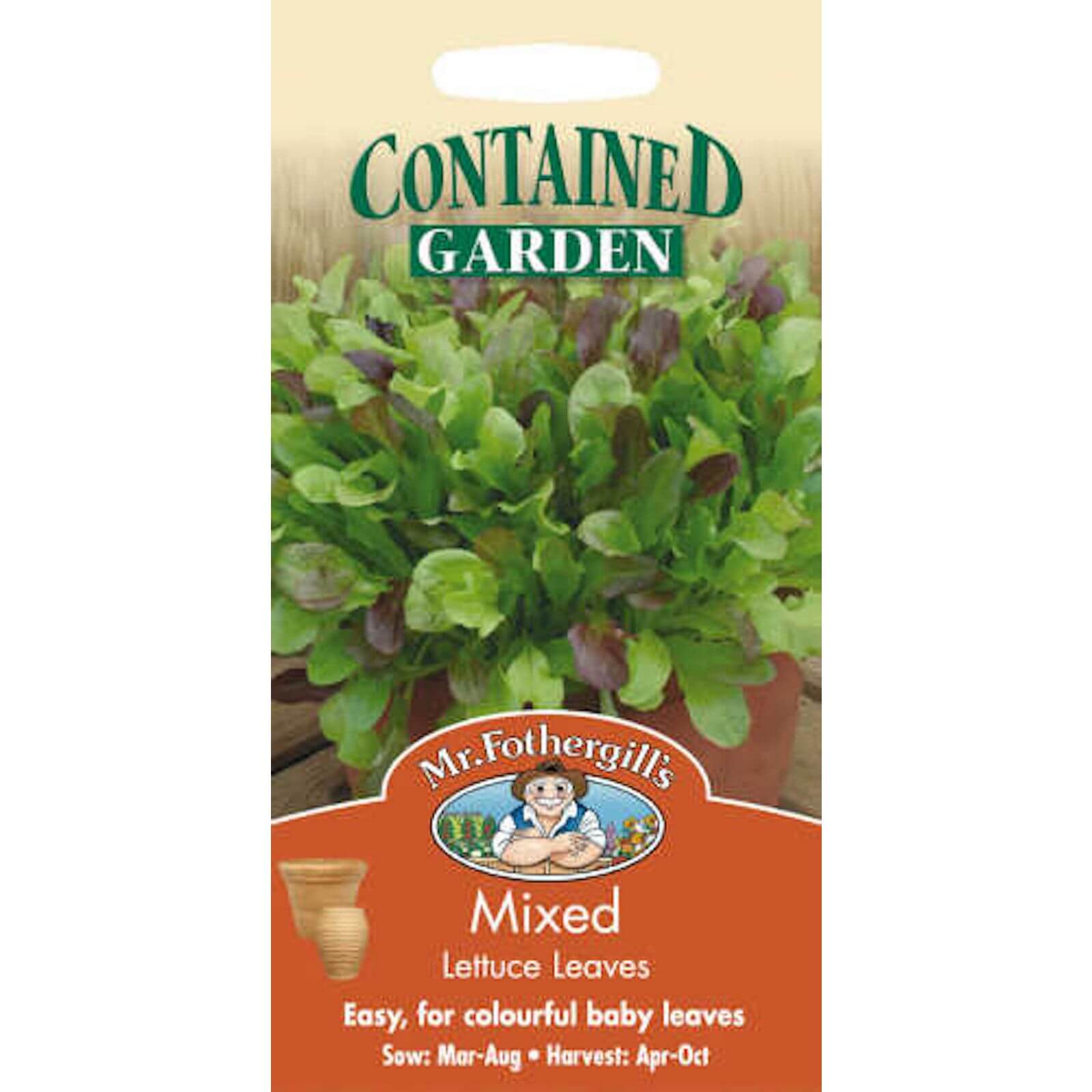 Mr. Fothergill's Mixed Lettuce Leaves (Lactuca Sativa) Seeds