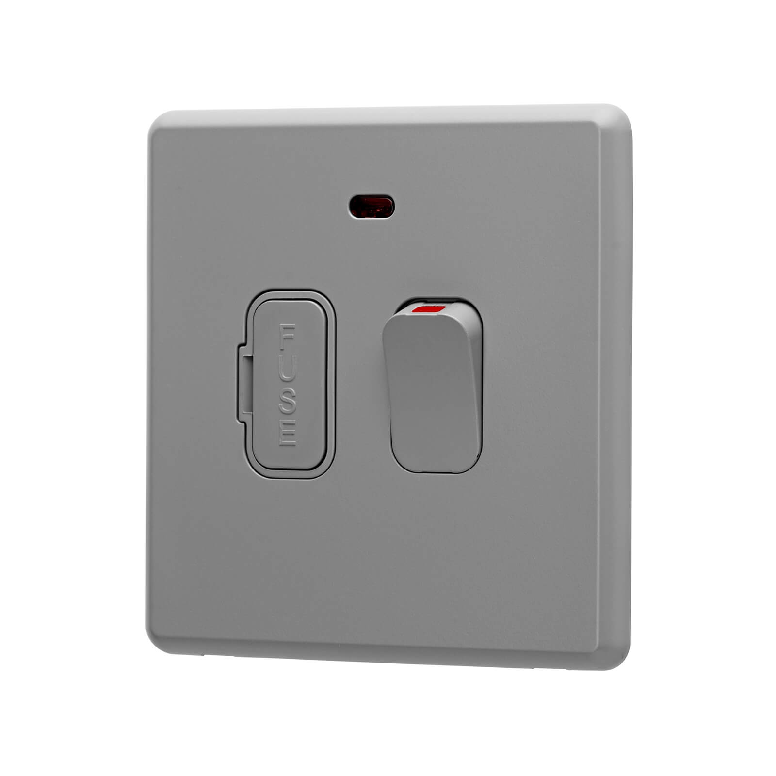 Arlec Rocker  13A Stone Grey Switched fused connection unit