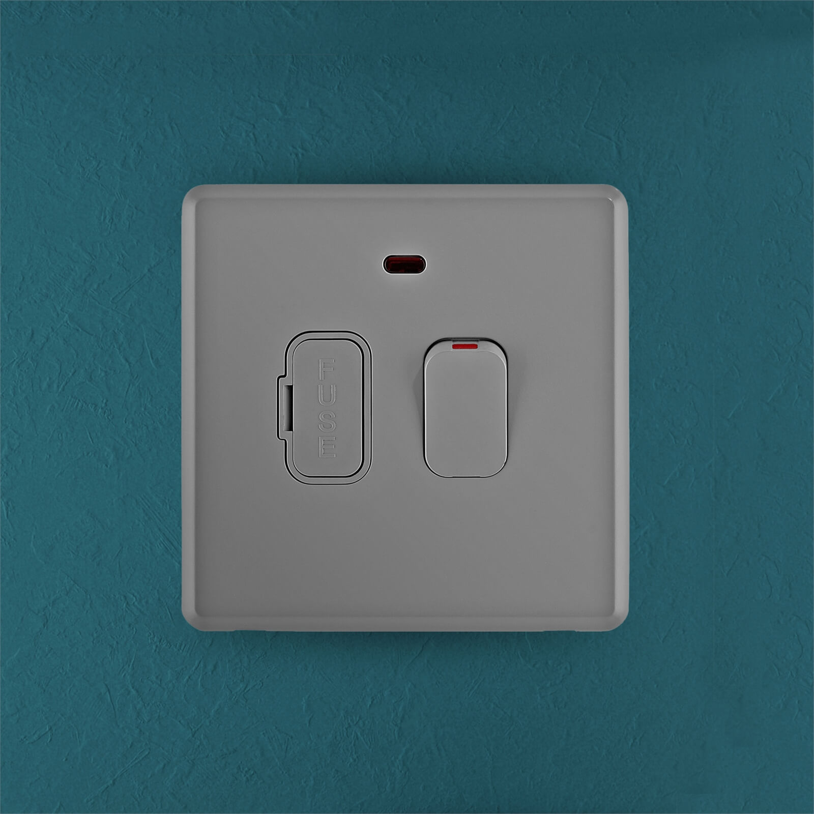 Arlec Rocker  13A Stone Grey Switched fused connection unit