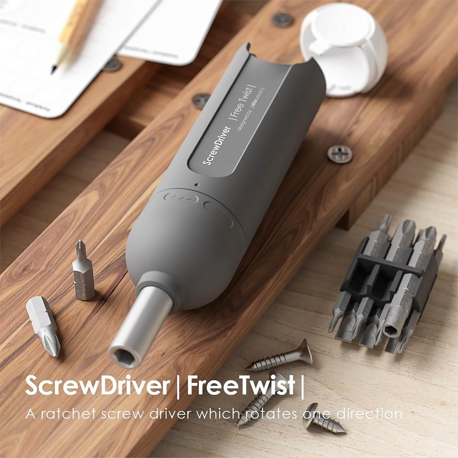 Screwdriver Freetwist - Ergonomic screwdriver