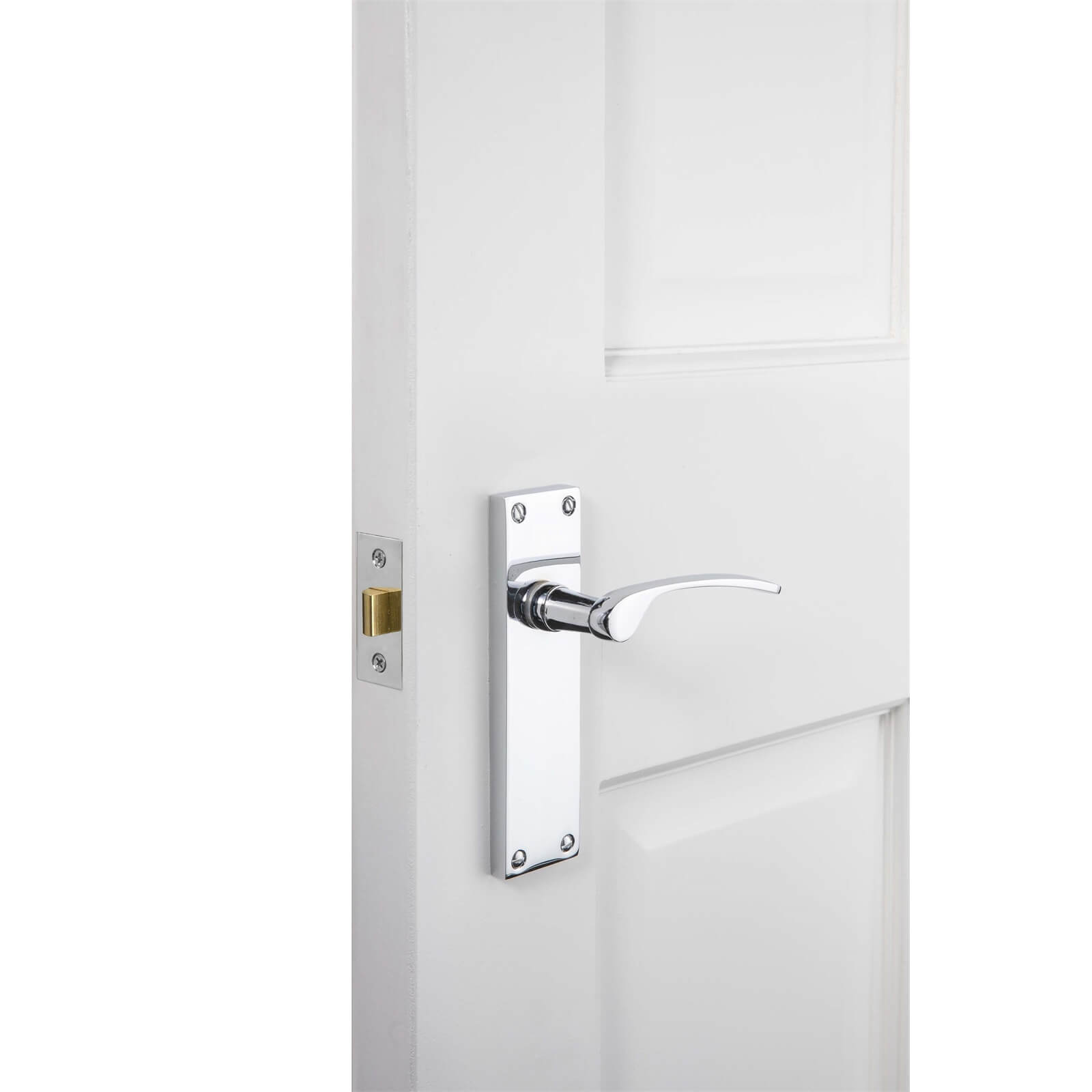 Sandleford Hartwell Latch Lever Set -  Polished Chrome