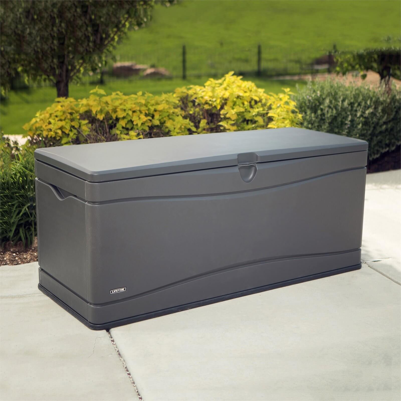 Lifetime Heavy Duty 492L Outdoor Deck Box - Carbonised Grey