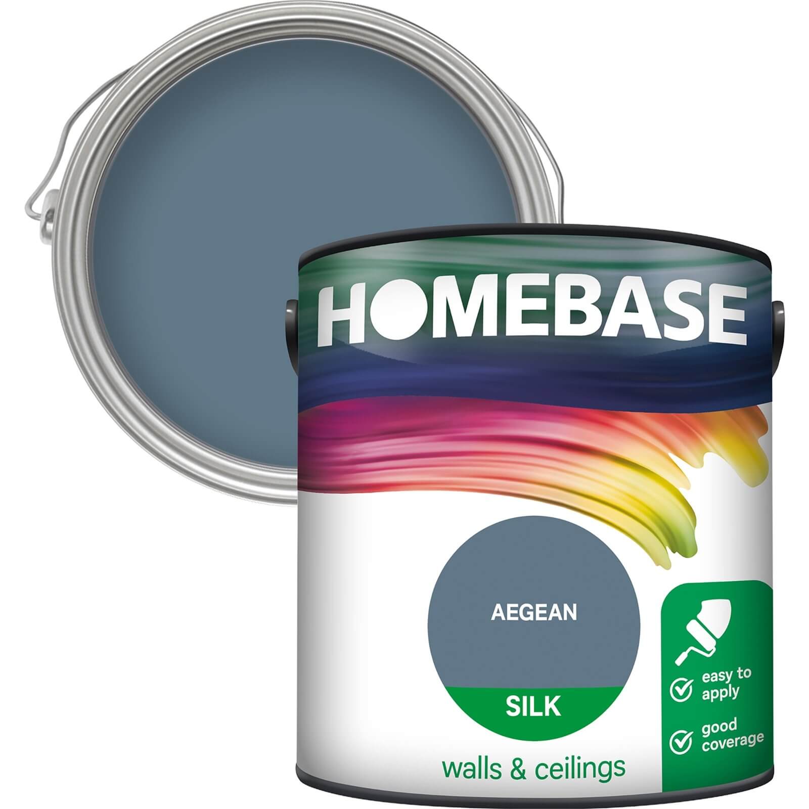 Homebase Silk Emulsion Paint Aegean - 2.5L