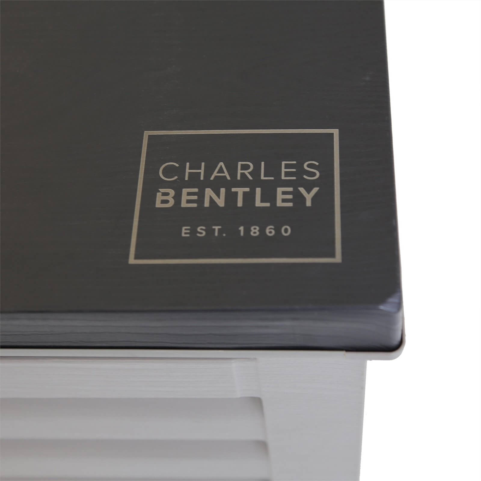 Charles Bentley 270L Outdoor Plastic Storage Box - Grey and Black