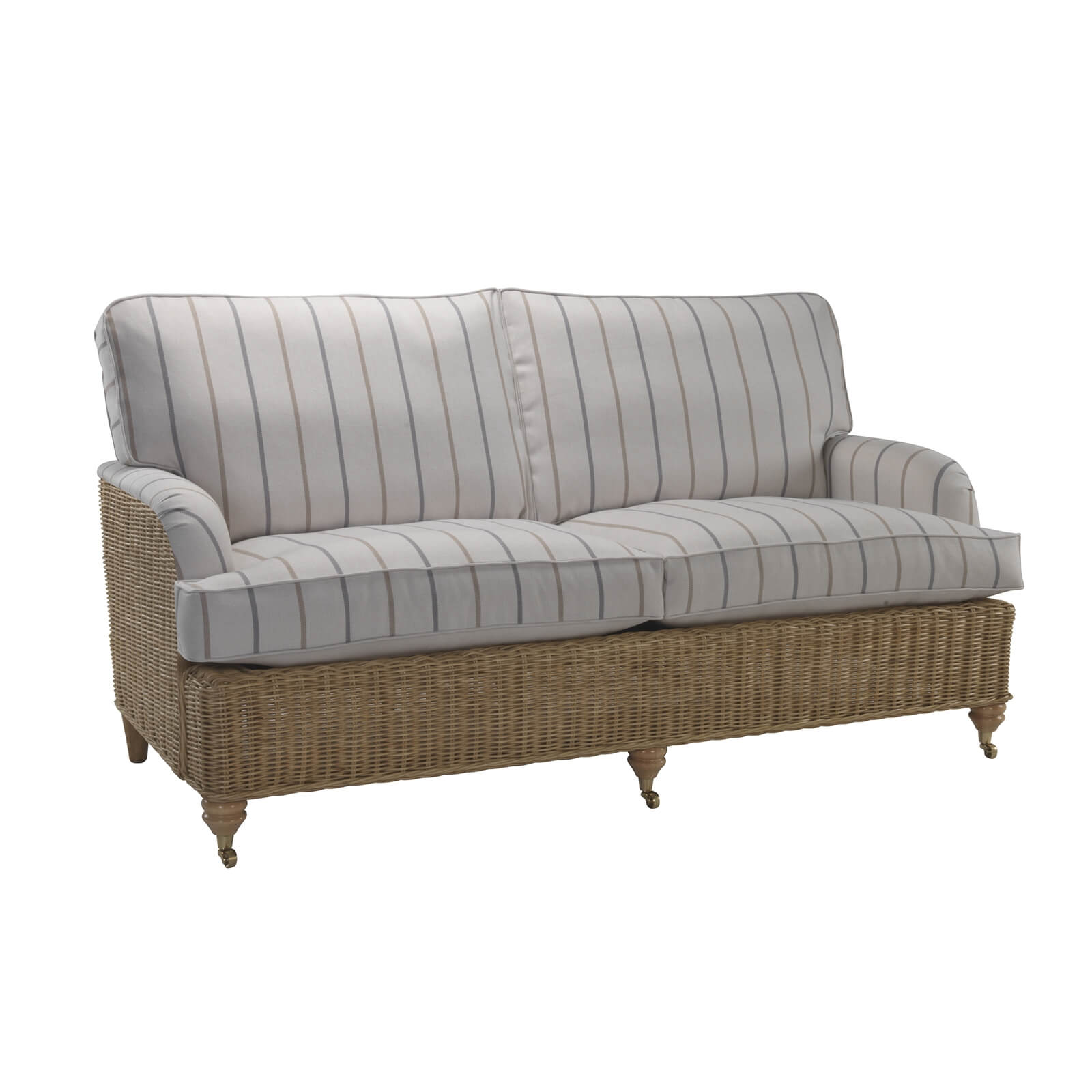 Seville 3 Seater Sofa In Linen Taupe