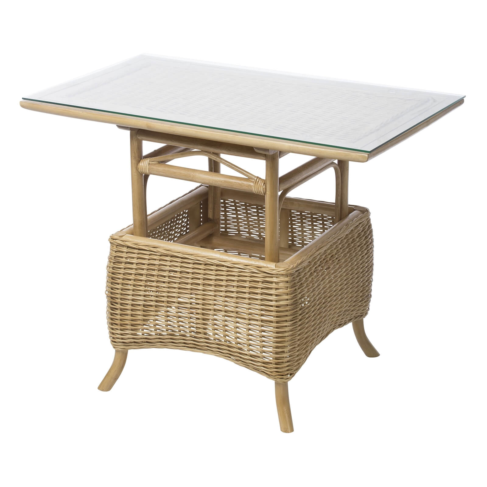 Seville Woven Adjustable Coffee Table