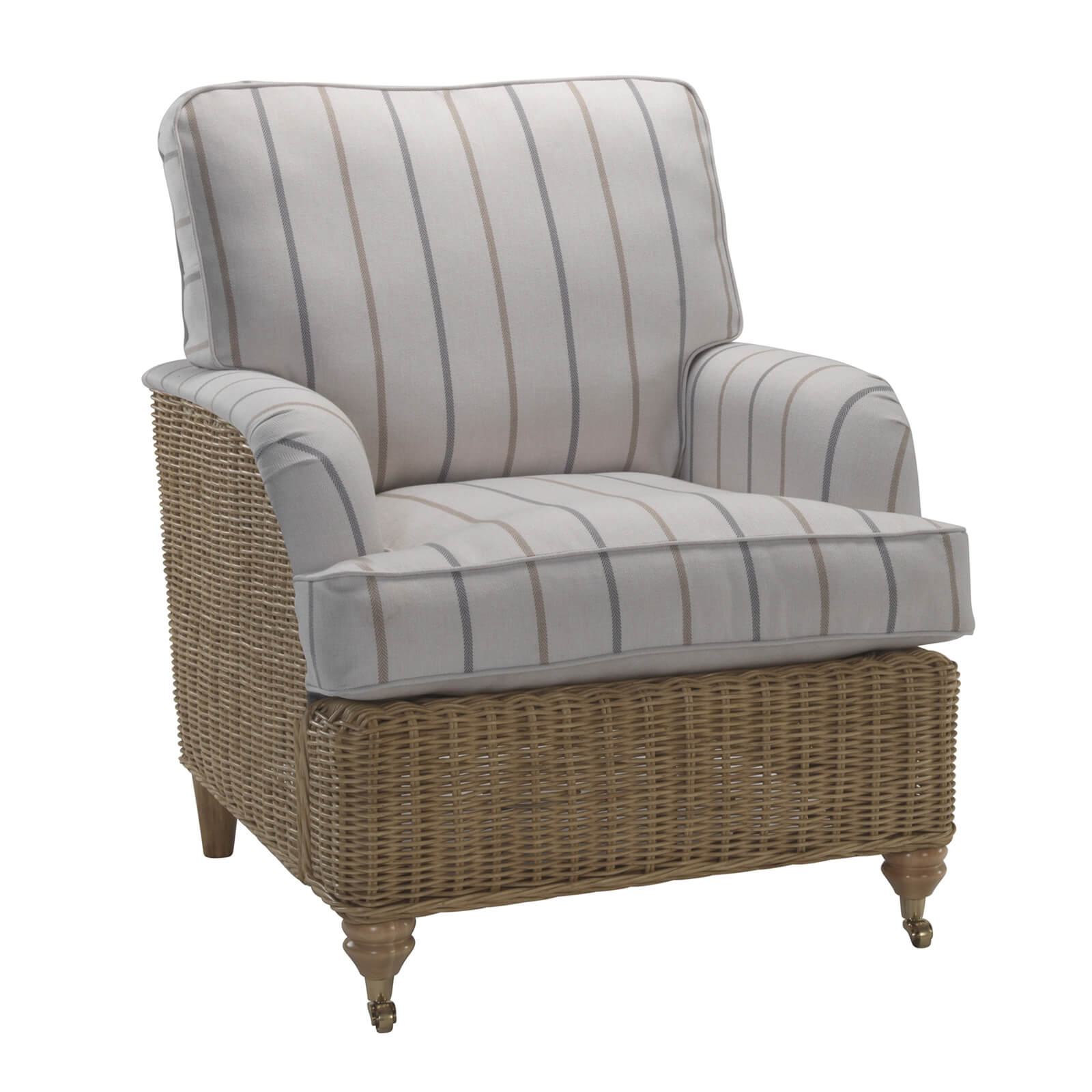 Seville Armchair In Linen Taupe